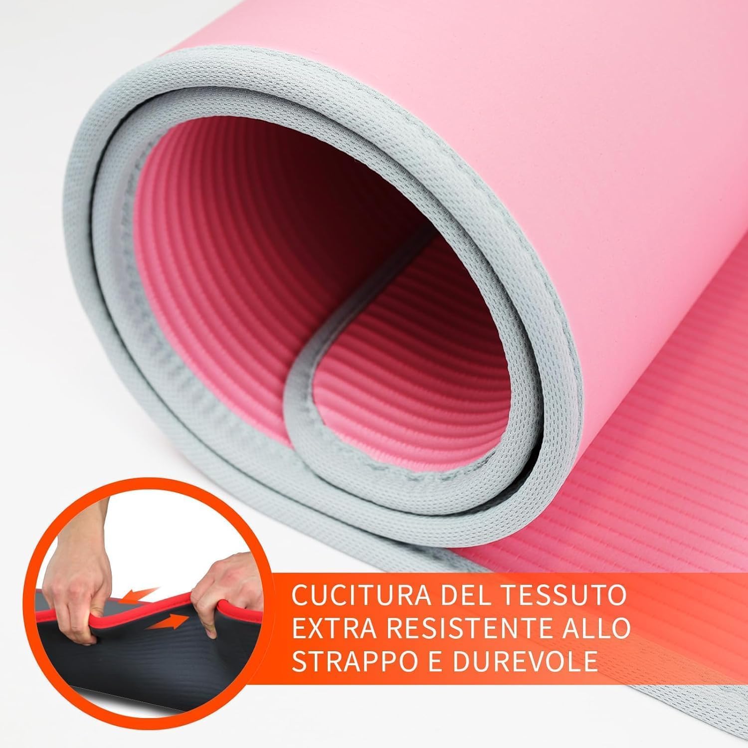 Detalle de DH FitLife Tappetino allenamento 183x61x1 cm 🧘