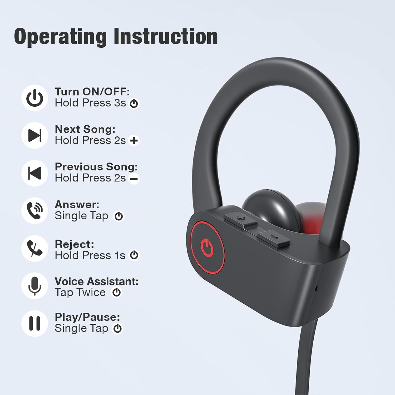 Detalle de JOYWISE 16H Wireless Headphones