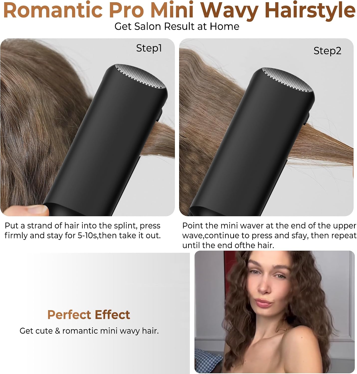 Thumbnail 4 de UKLISS Hair Waver Crimper 5‑temp 250–400°F