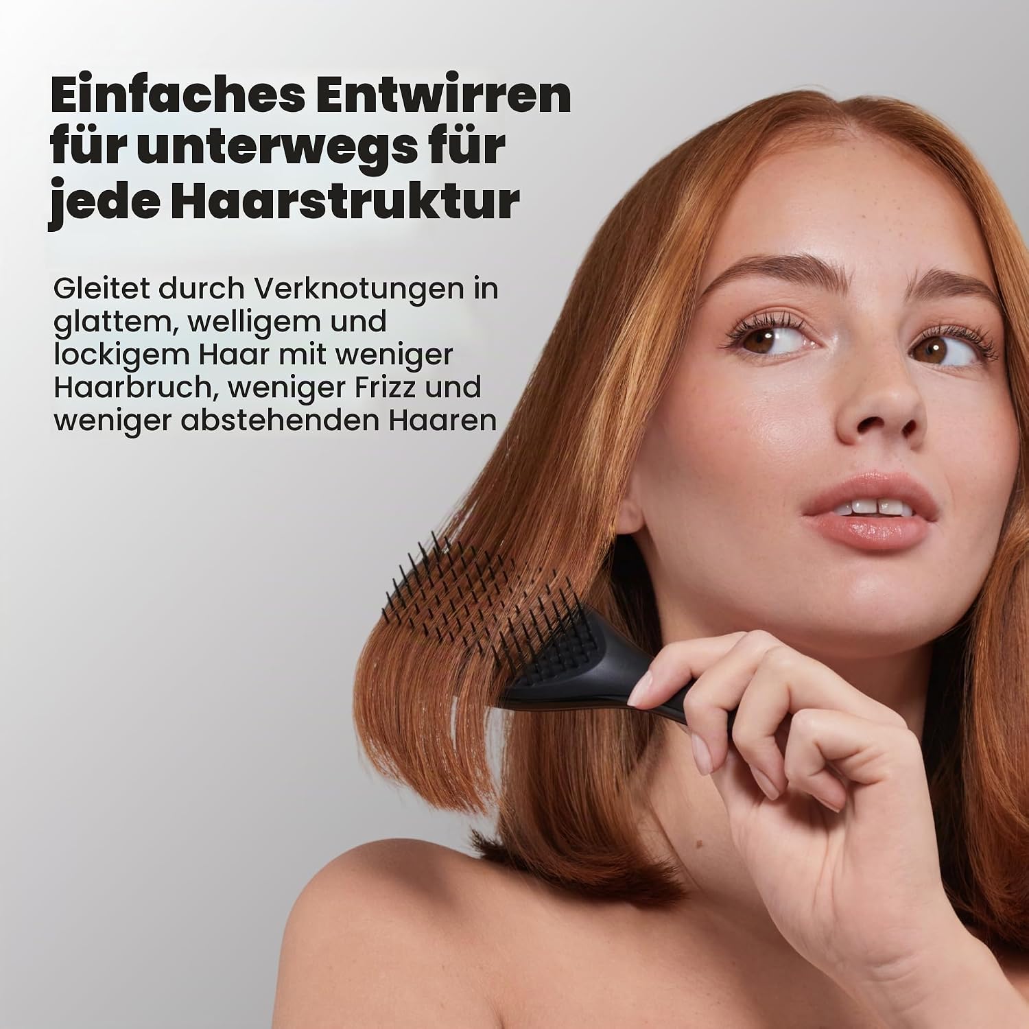 Thumbnail 6 de Tangle Teezer Ultimate Detangler Klein – Entwirrbürste für nasses & trockenes Haar, ideal für Kinder & Reisen (Schwarz)