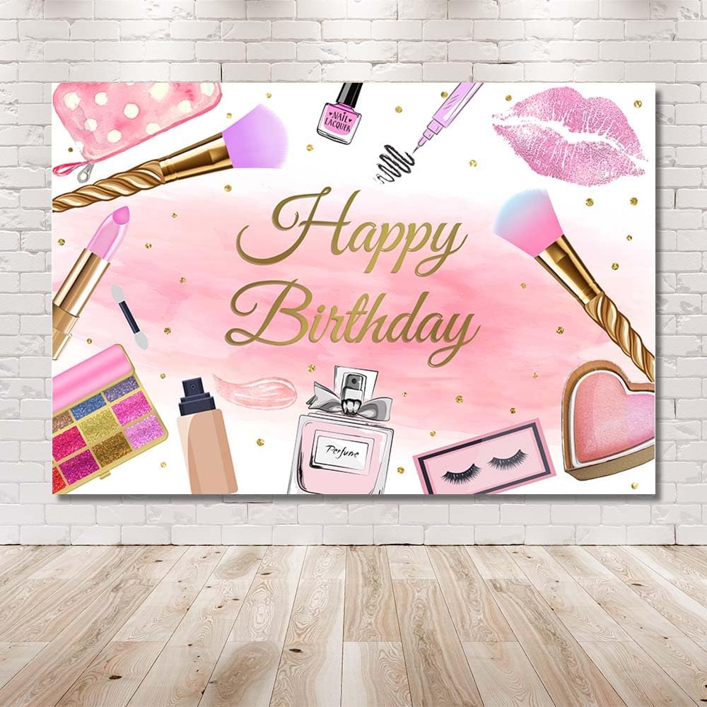 Thumbnail 1 de MEHOFOND 7x5ft girl birthday background banner (2.1 x 1.5m) for cake smash, party photos and studio use