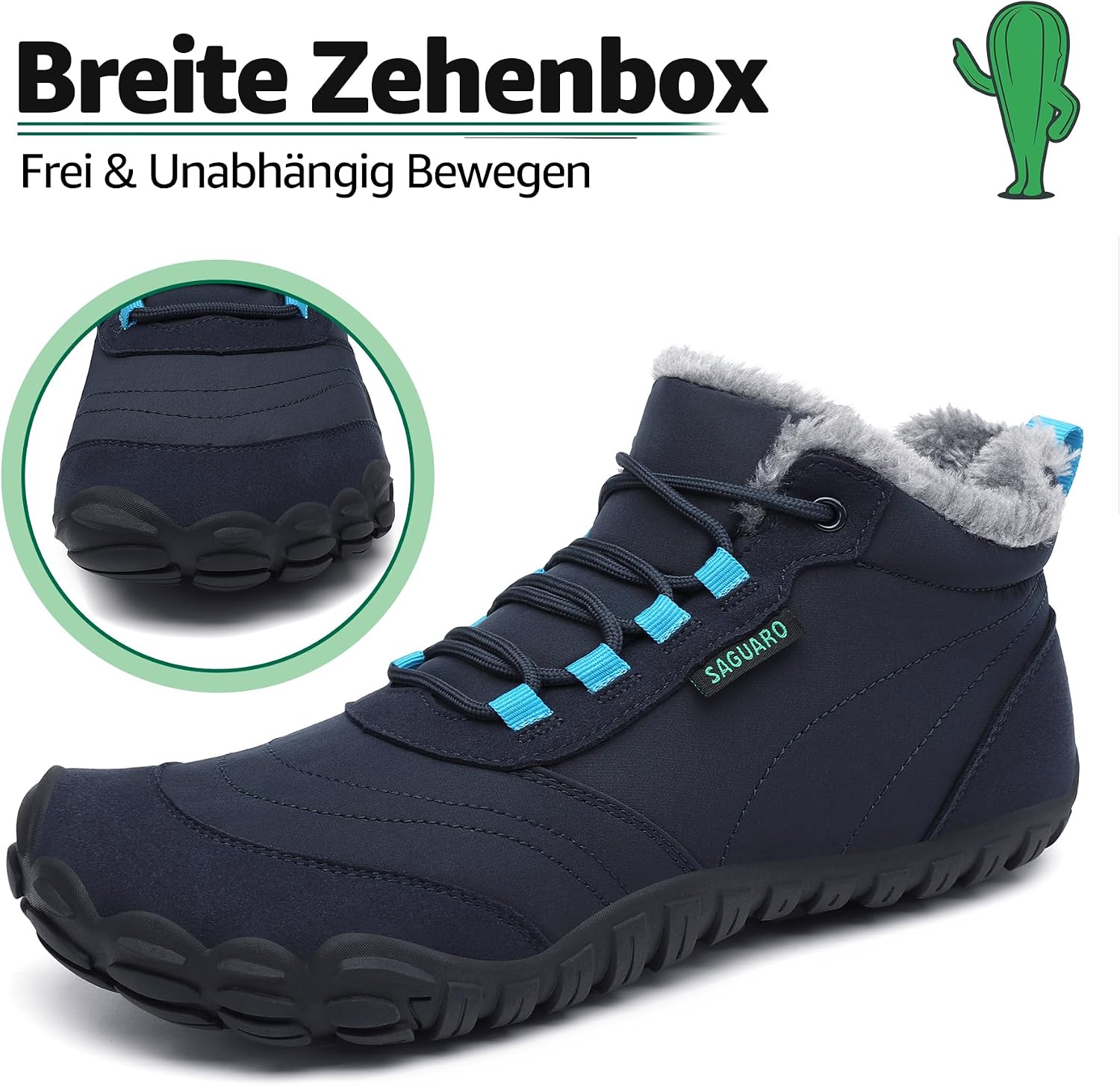 Detalle 2 de SAGUARO Winter Barfußschuhe 36-48