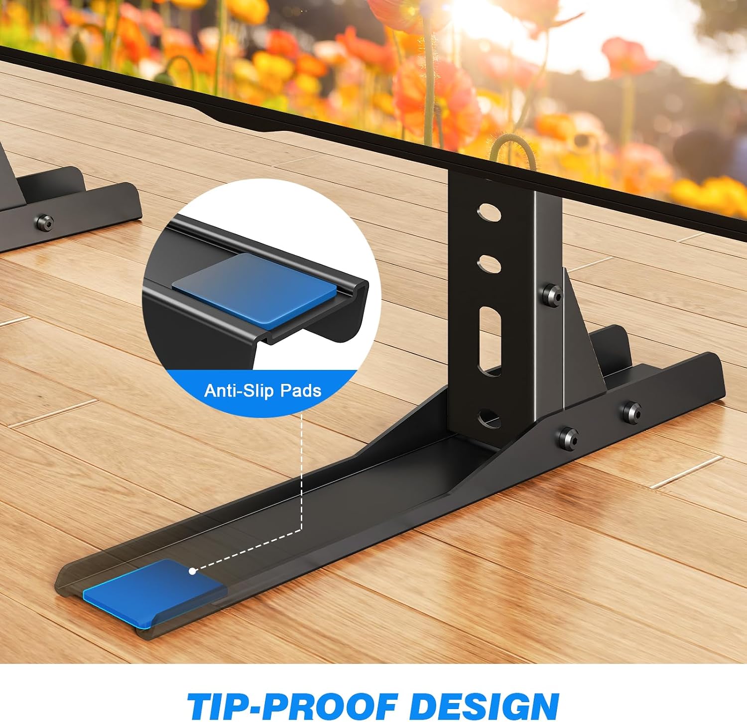 Detalle de Rfiver Universal TV Stand Mount, 110 lbs