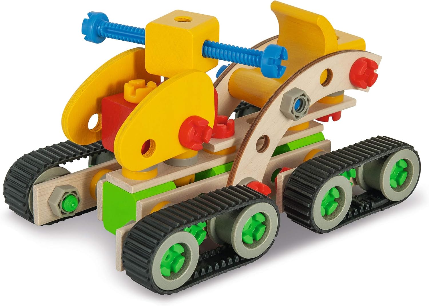 Detalle de Eichhorn Constructor: 4 Varianti di Modello (170 pezzi) – Escavatore, Carico, Posteriore, Motoslitta