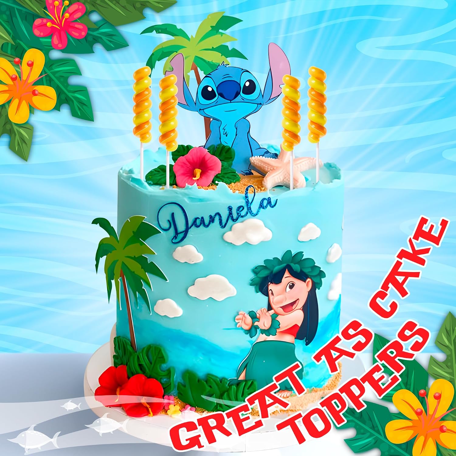 Detalle 2 de Stitch Swirl Lollipops 20-Pack