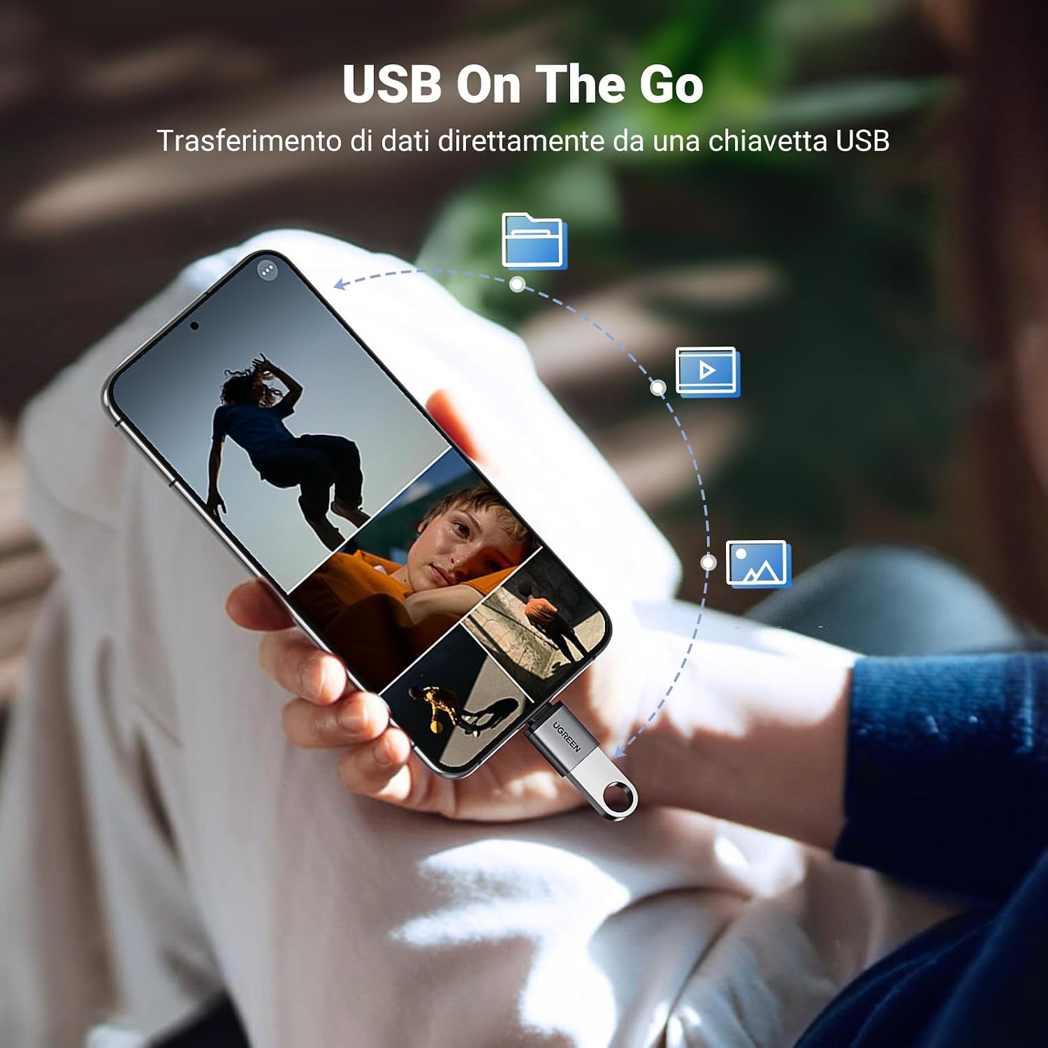 Thumbnail 6 de UGREEN Adattatore USB-C 3.0 OTG Maschio a Femmina (2 pezzi) nero