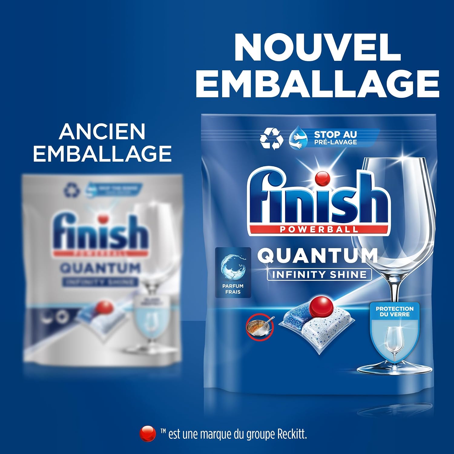 Thumbnail 1 de Finish Quantum Infinity Shine pastilles lave-vaisselle 120 capsules