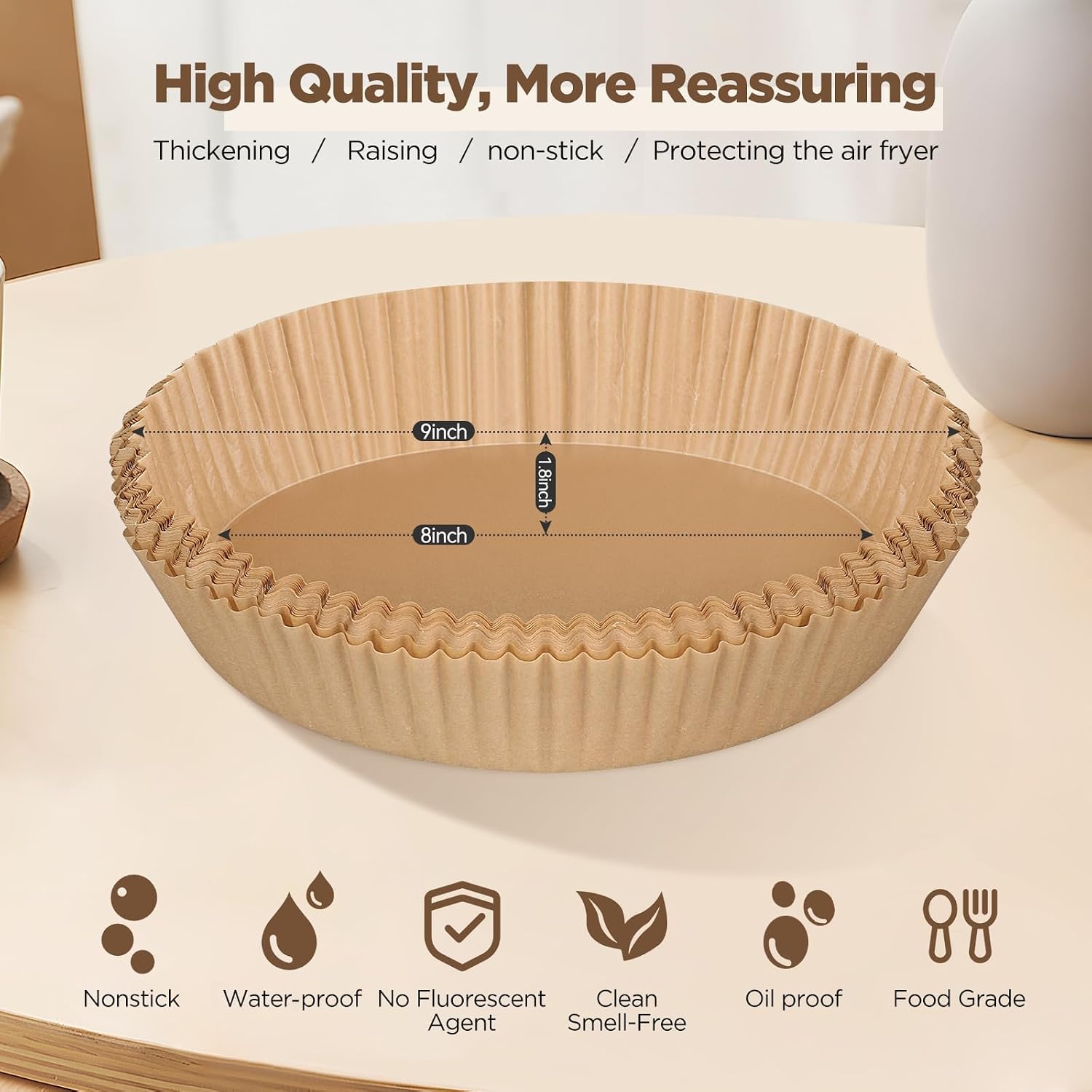 Thumbnail 3 de Air Fryer Liners 100PCS