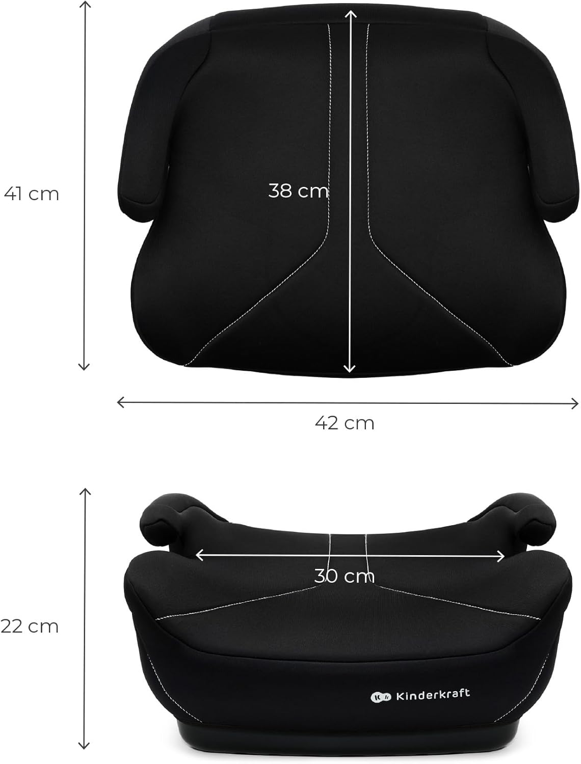 Detalle de Kinderkraft I-BOOST 2 I-SIZE: Seggiolino rialzato per bambini 125–150 cm, 6–12 anni