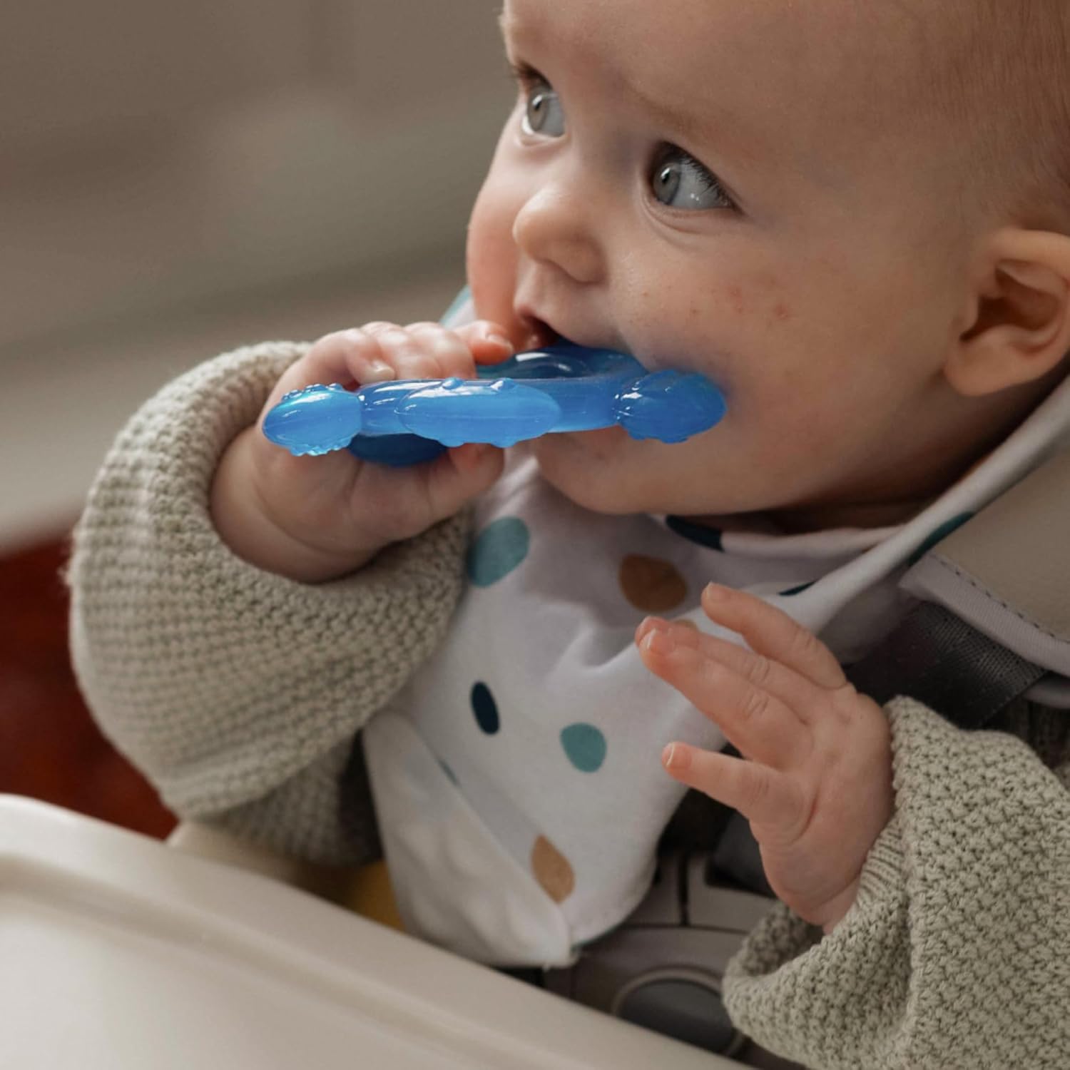 Detalle de Nuby 3-Step Teething Set – Set of 3 Baby Teethers