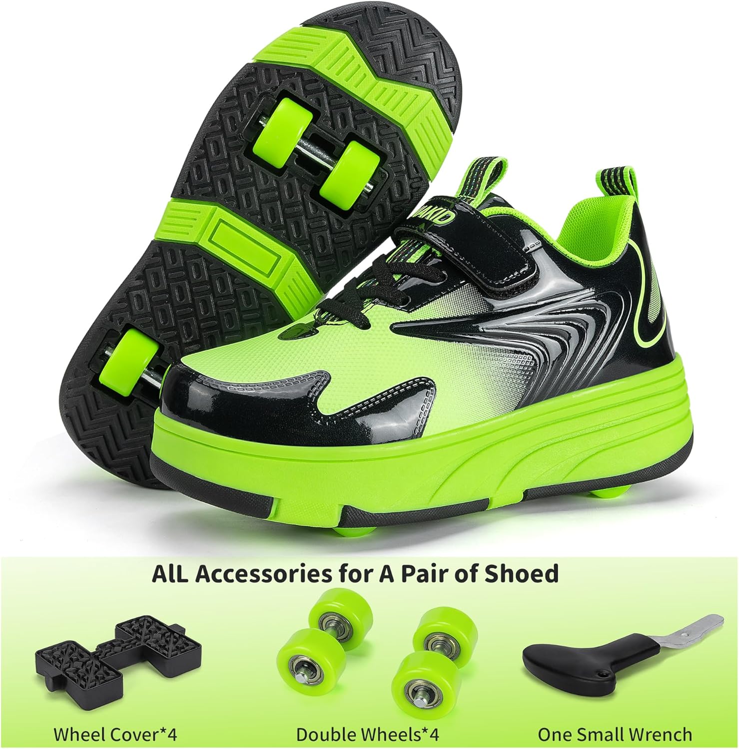Thumbnail 1 de Niakid 4-Wheel Roller Skate Shoes for Kids – Stable, Adjustable, Versatile Fun