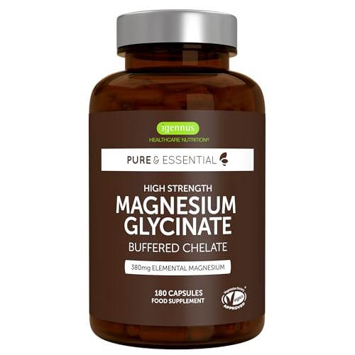 Detalle de Igennus Glicinato de Magnesio Quelado 1300 mg | 180 cápsulas veganas