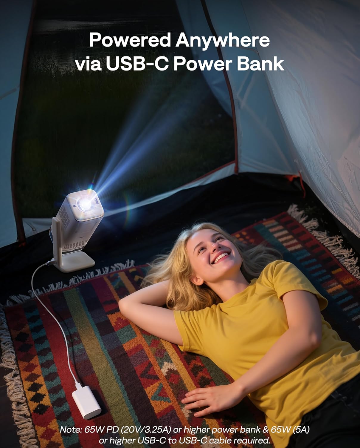 Detalle 2 de Aurzen BOOM Air portable projector 1080P 📽