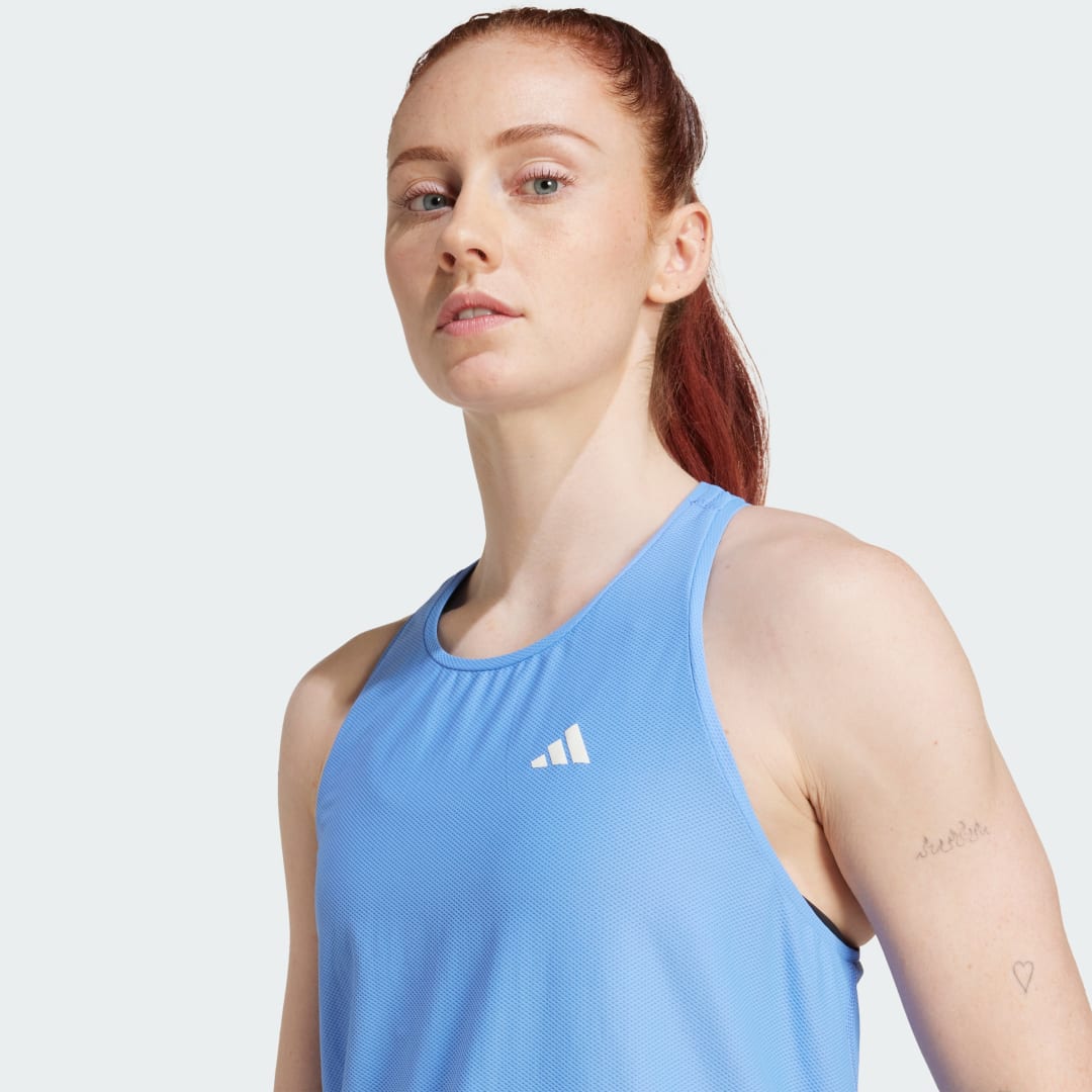 Thumbnail 3 de Adidas Camiseta sin mangas Own the Run azul