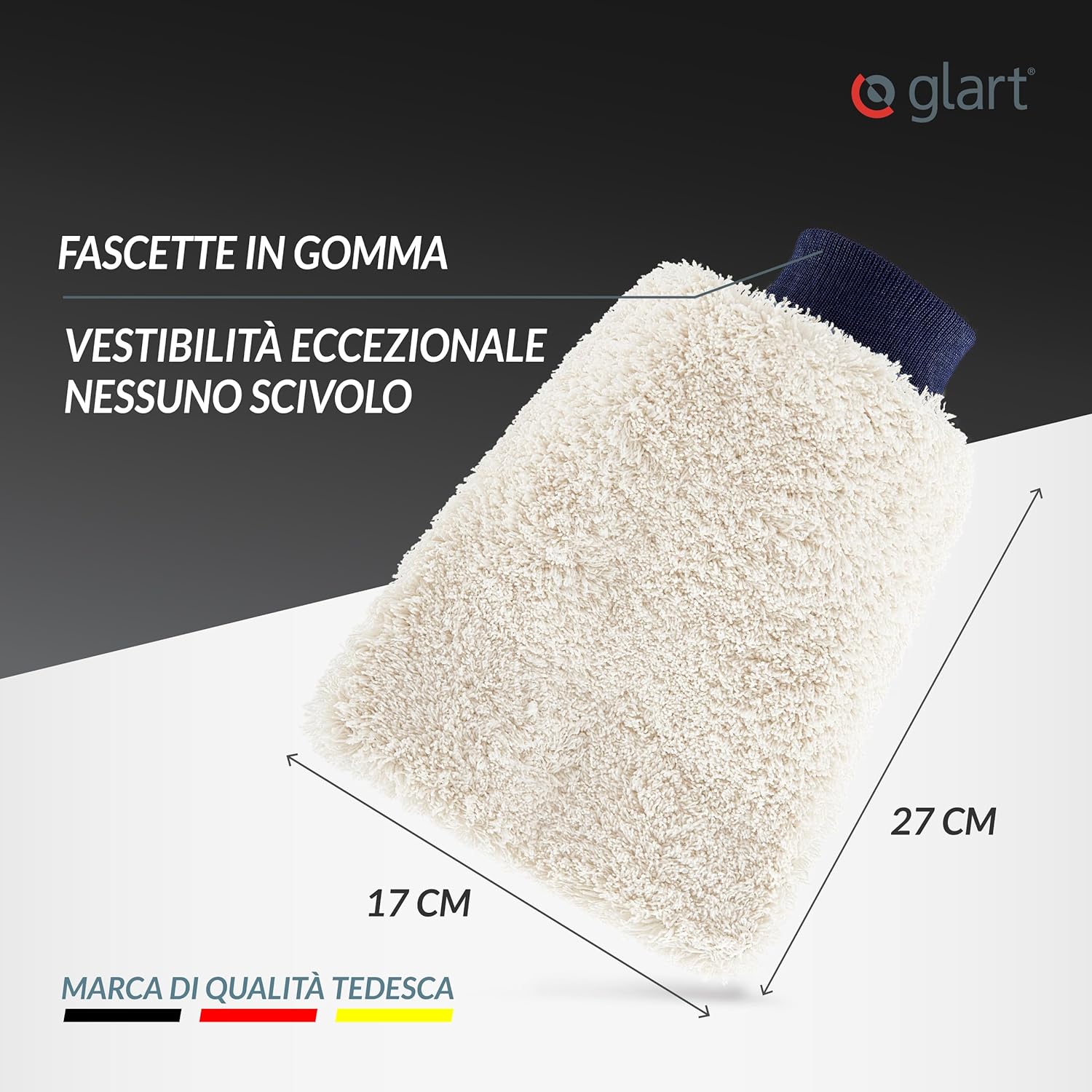 Thumbnail 4 de Glart 44WH Guanto in microfibra per lavaggio auto – premium, assorbente e senza graffi