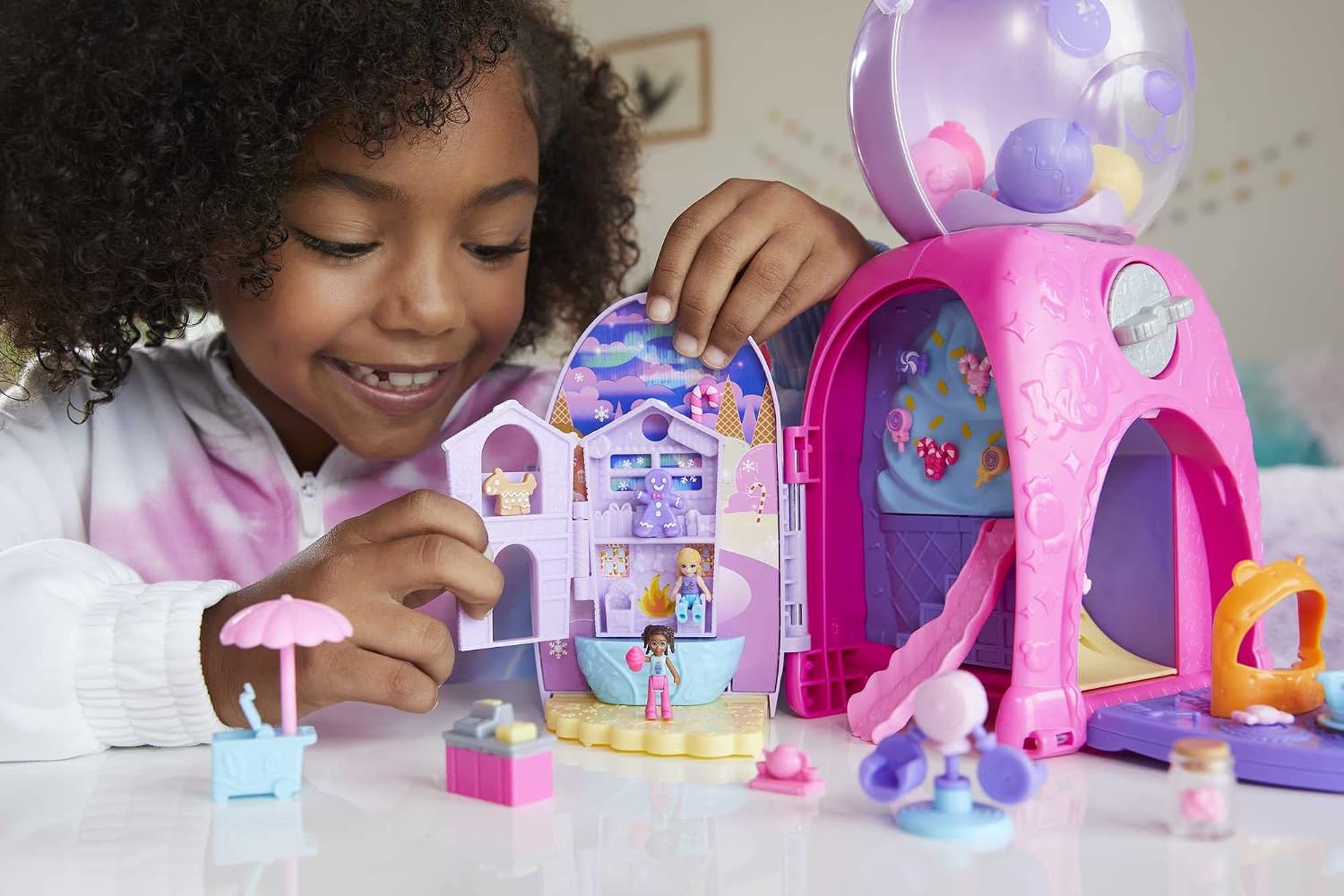 Thumbnail 1 de Polly Pocket HJN90 Bärchen Kaugummi-Automat Spielset