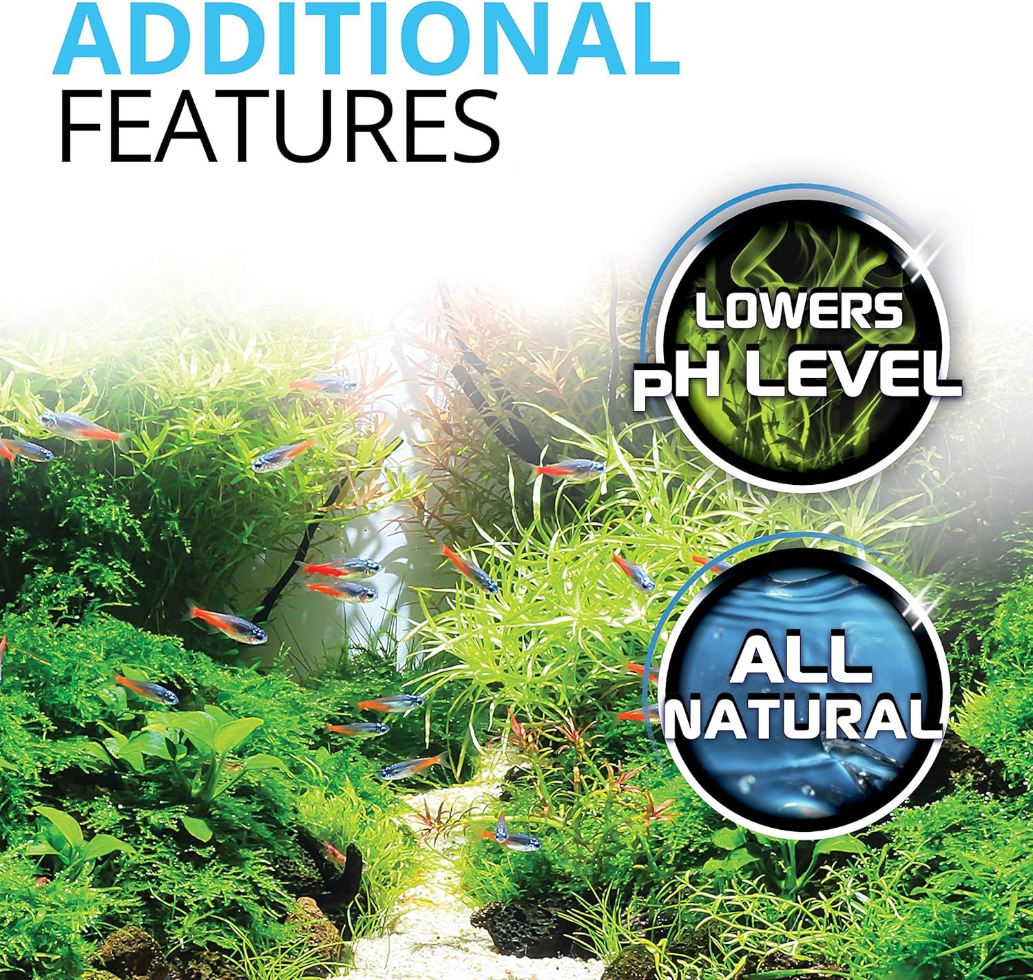 Detalle de Fluval A1465 – Granulés de tourbe 500 g: pour abaisser le pH et assainir l’eau de l’aquarium