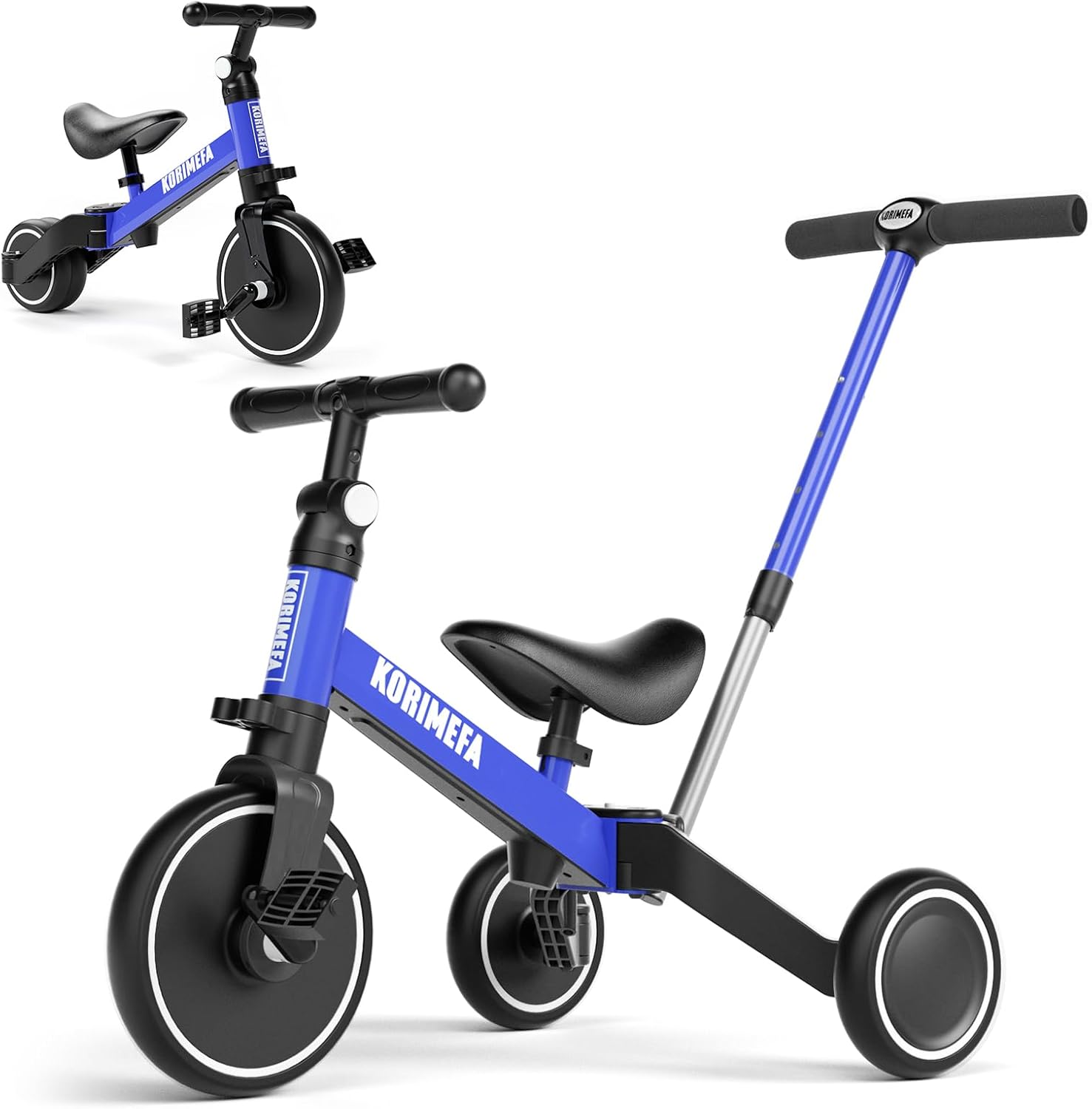 KORIMEFA 4 IN 1 triciclo per 1-3 anni