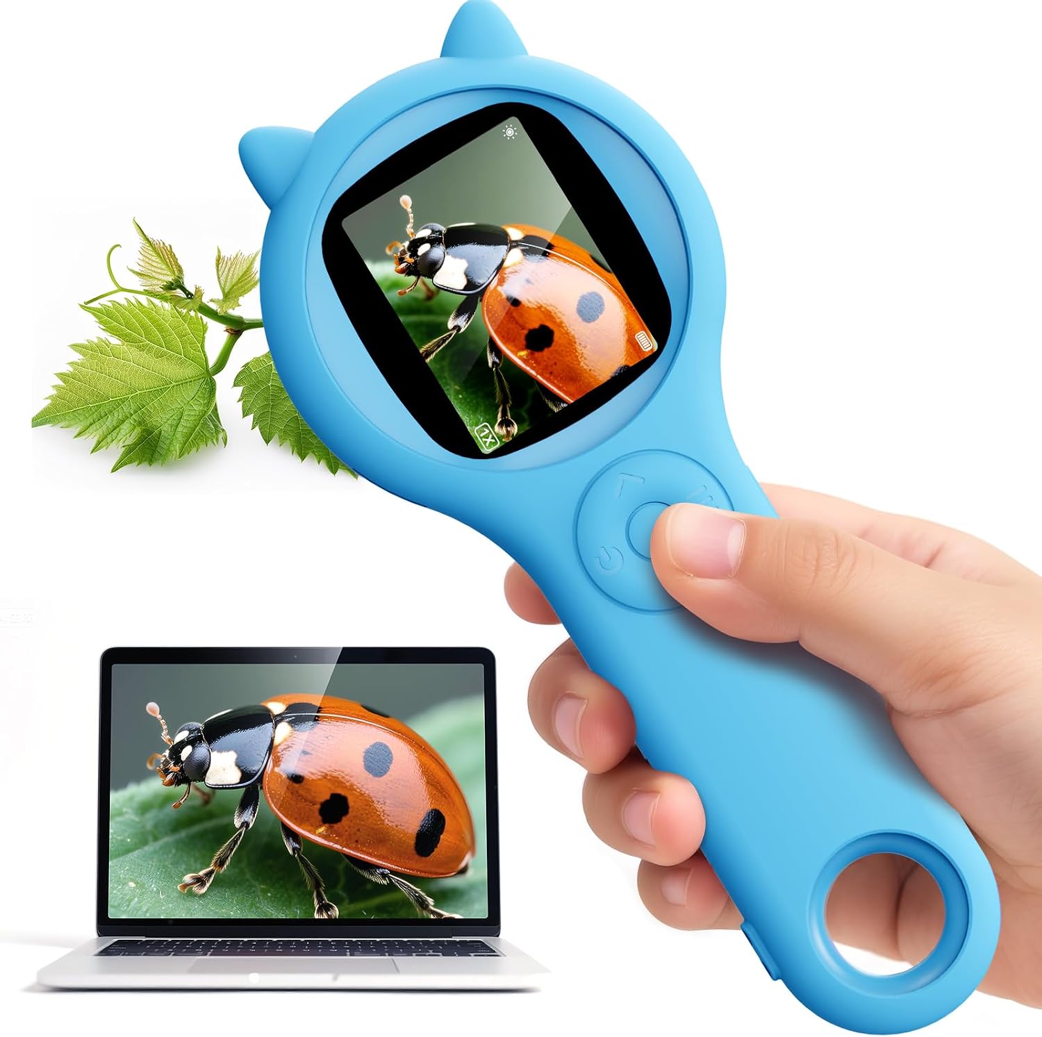 Detalle de Ashfly Mini Pocket Microscope 200x
