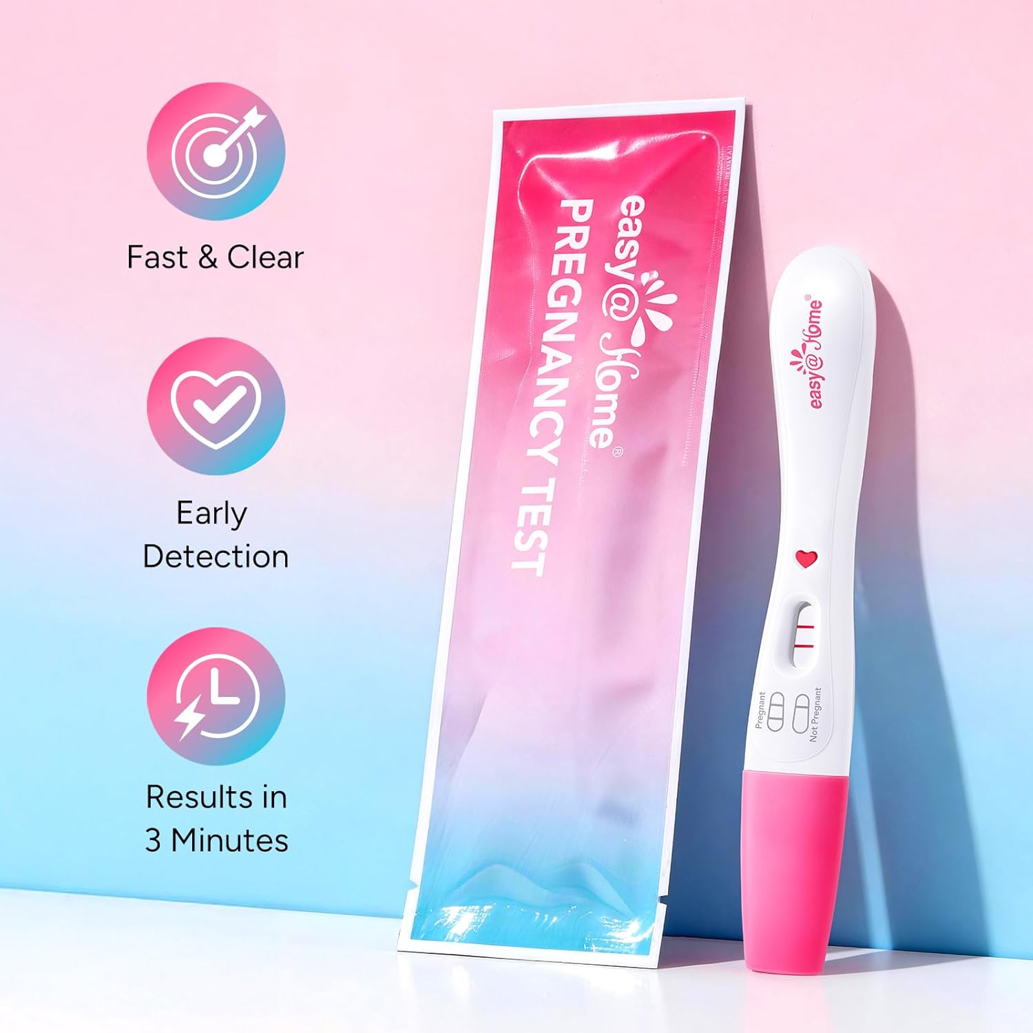 Thumbnail 2 de Easy@Home Pregnancy Test 5 Pack hCG 10