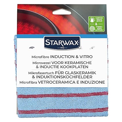 STARWAX - Paño de microfibra para vitrocerámica