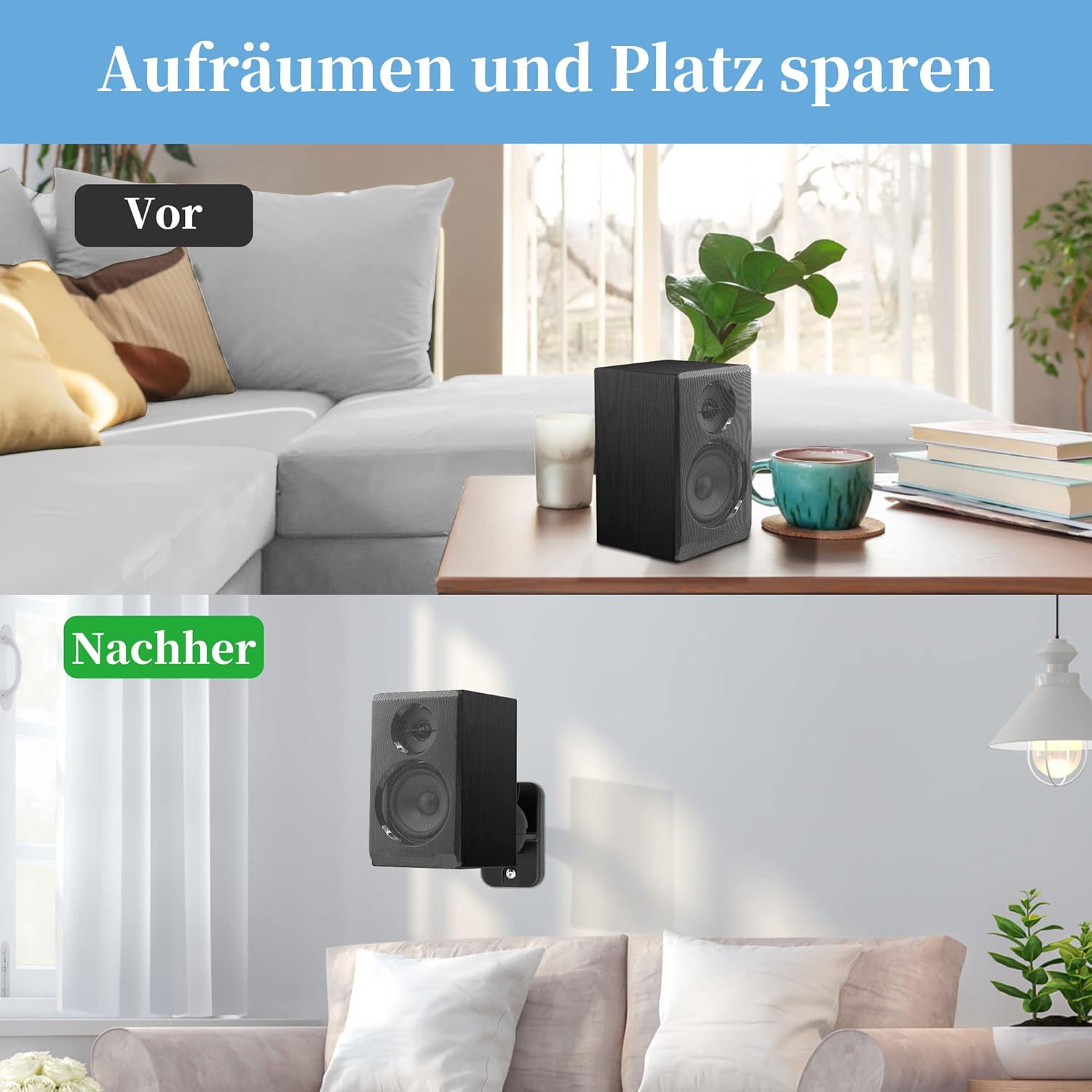 Thumbnail 1 de Cozycase Lautsprecher Wandhalterung Set mit 3,5 kg