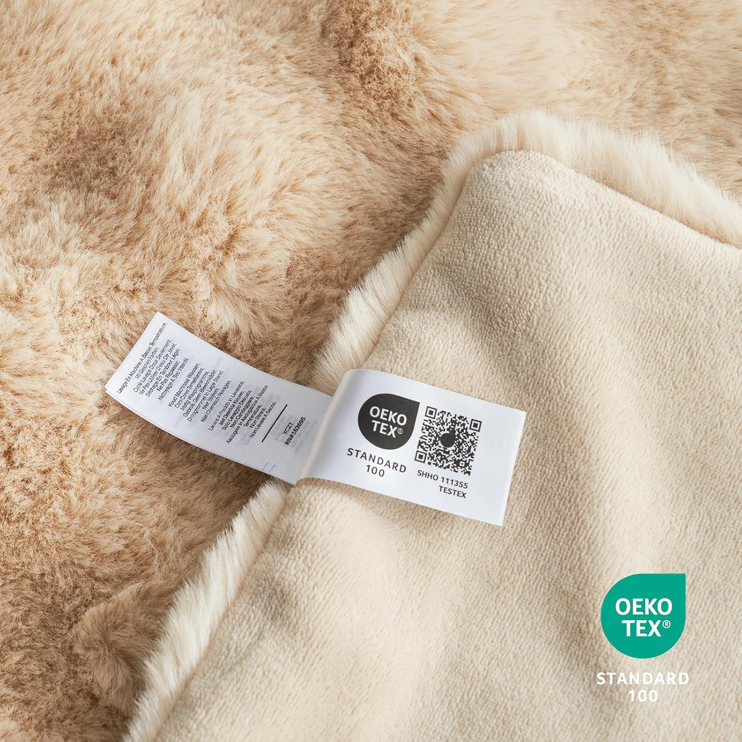 Thumbnail 4 de Cozy Bliss Bubble Faux Fur Throw 50 x 60