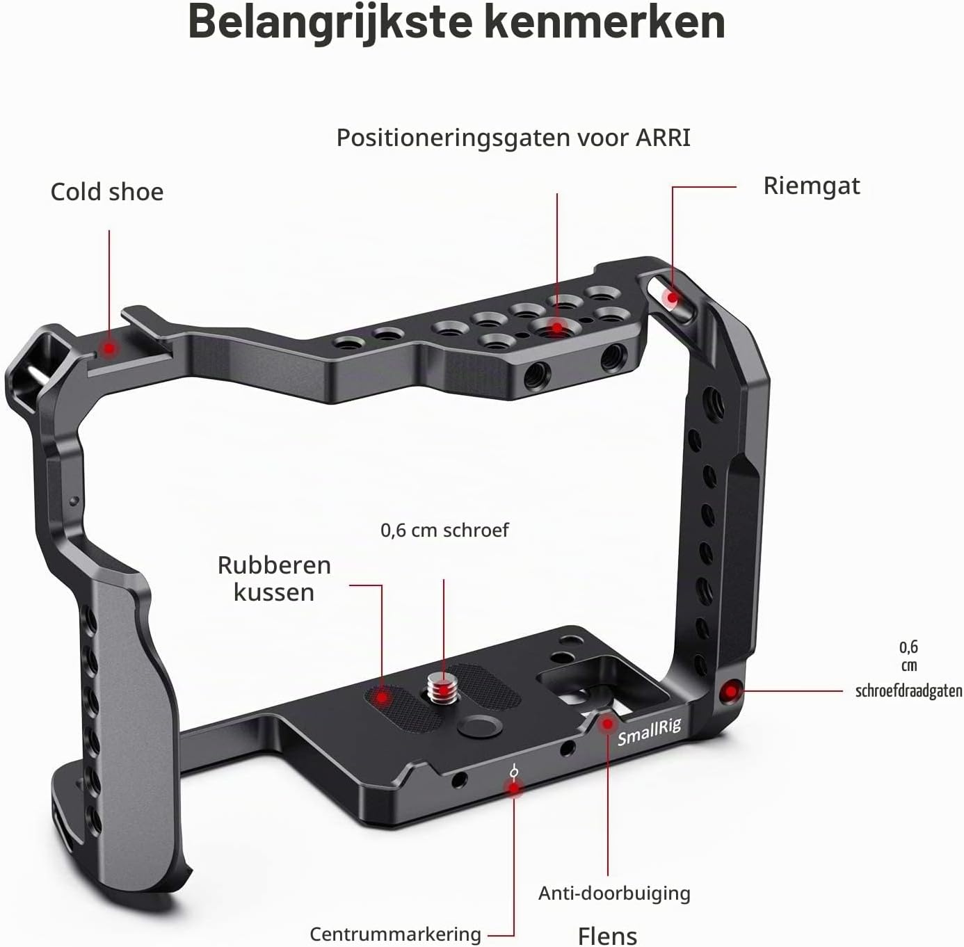 Thumbnail 2 de SMALLRIG CCP2646 camerakooi voor Panasonic GH5, GH5 II en GH5S