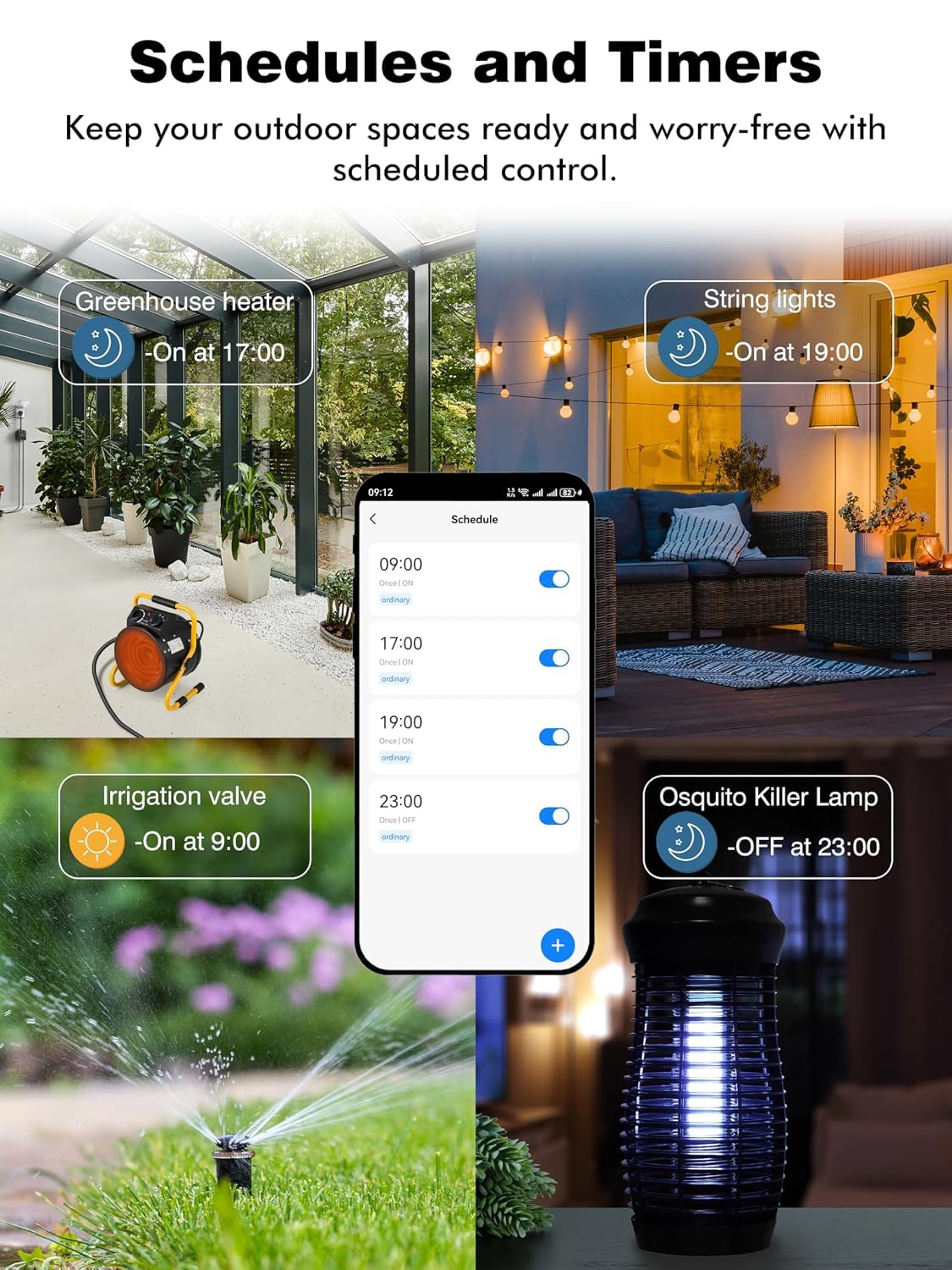 Thumbnail 6 de EIGHTREE ET77 Outdoor Smart Plug, 15A, Dual Independent Outlets, IP44