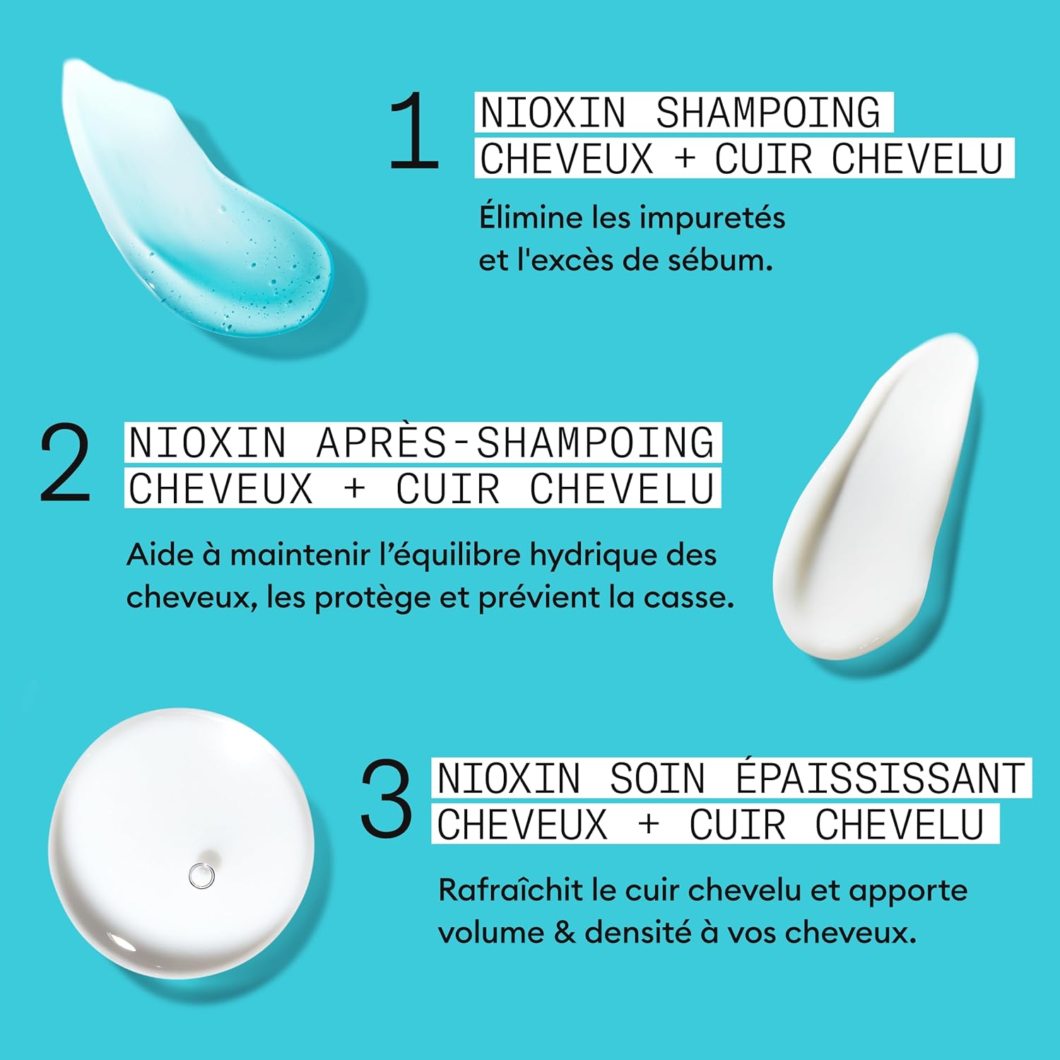 Thumbnail 5 de NIOXIN System 3 – Kit shampoing, après-shampoing et soin pour cheveux colorés, secs et abîmés