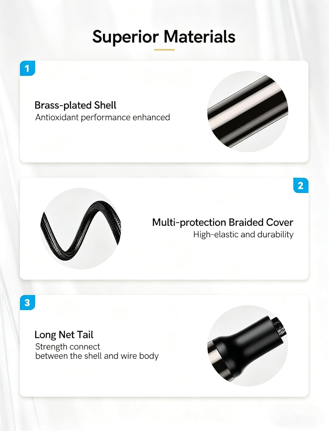 Detalle de VIOY Digital Coaxial Audio Cable (3M) – RCA Male to Male