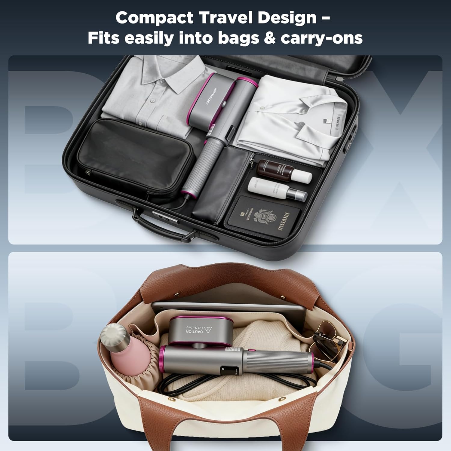 Thumbnail 4 de Travel Steamer for Clothes: 2-in-1 Steam Iron & Garment Steamer with 1200W Power
