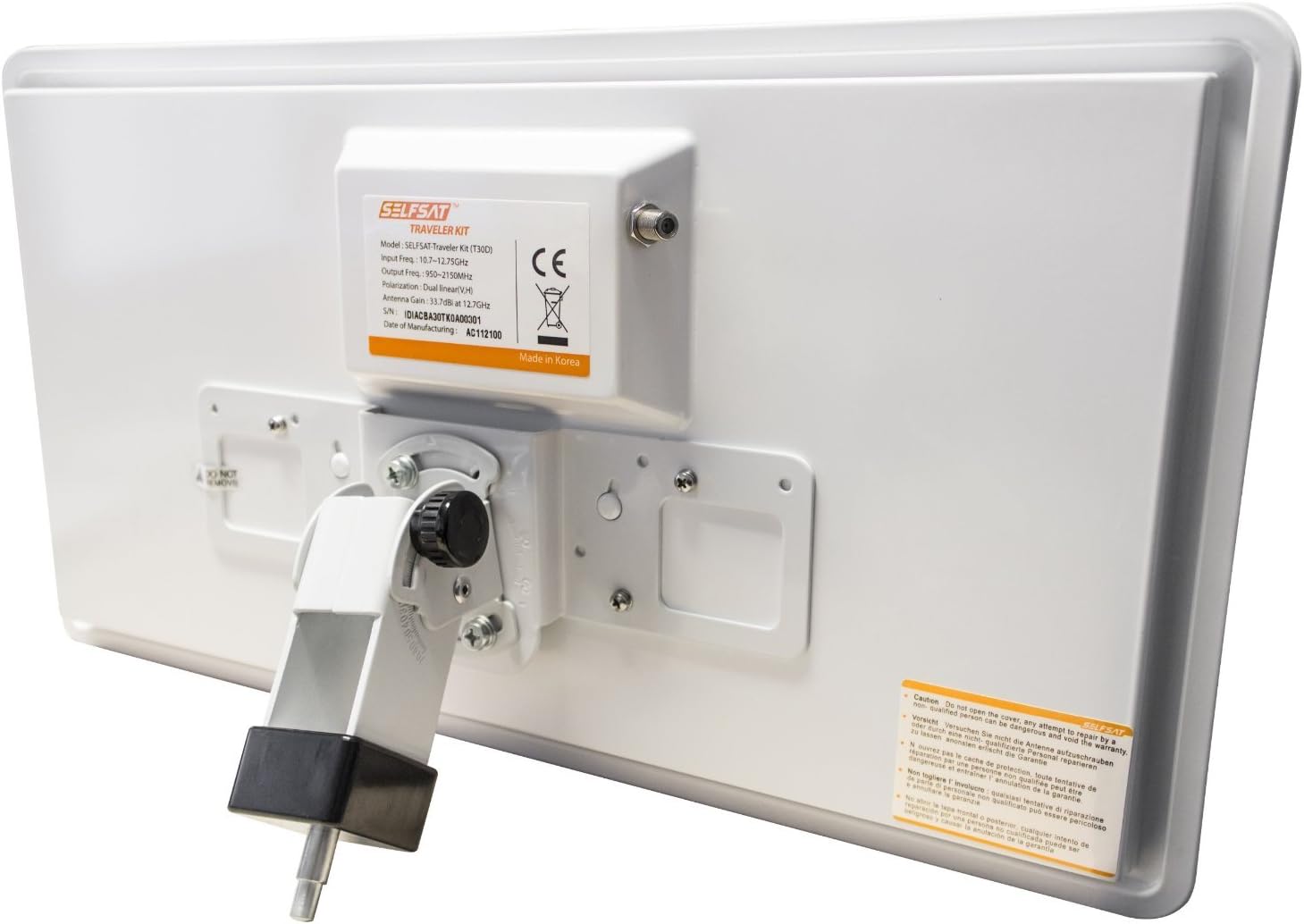 Selfsat H30D Traveller Kit Satelliten-Flachantenne