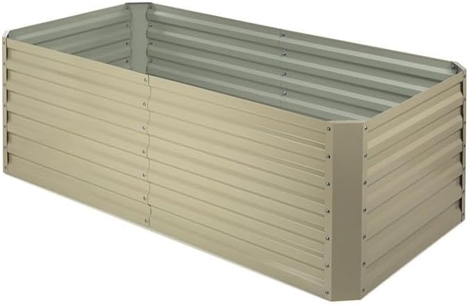 Detalle de blumfeldt odlingslåda i metall, 970 liter, vädertåligt stål och upphöjd design