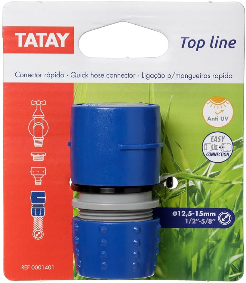 Thumbnail 2 de TATAY 0001402 Connettore rapido 16–22, Blu — kit completo irrorazione per terrazze e piccoli giardini
