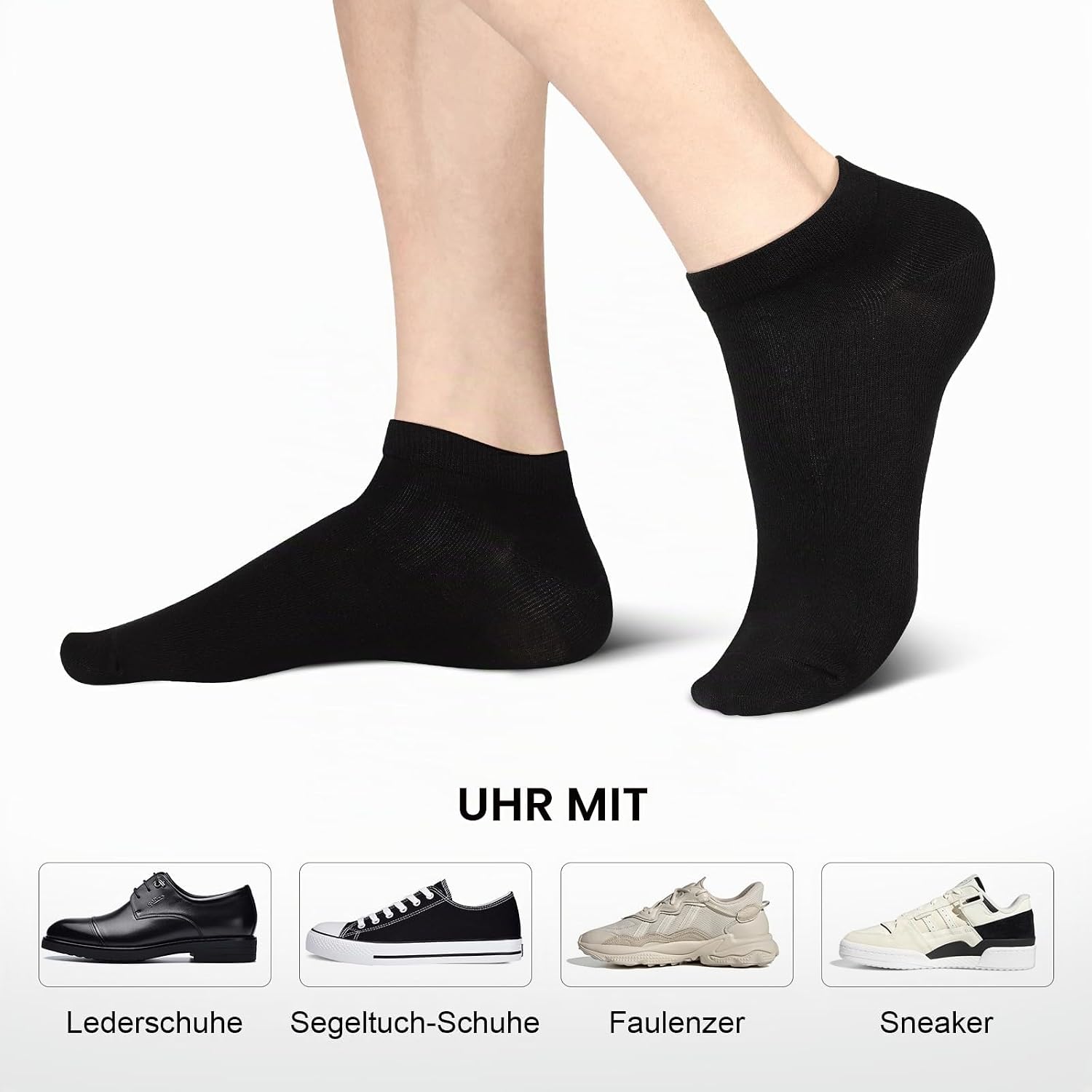 Detalle 2 de fitfets Sneaker Socken 10 Paar Kurzsocken