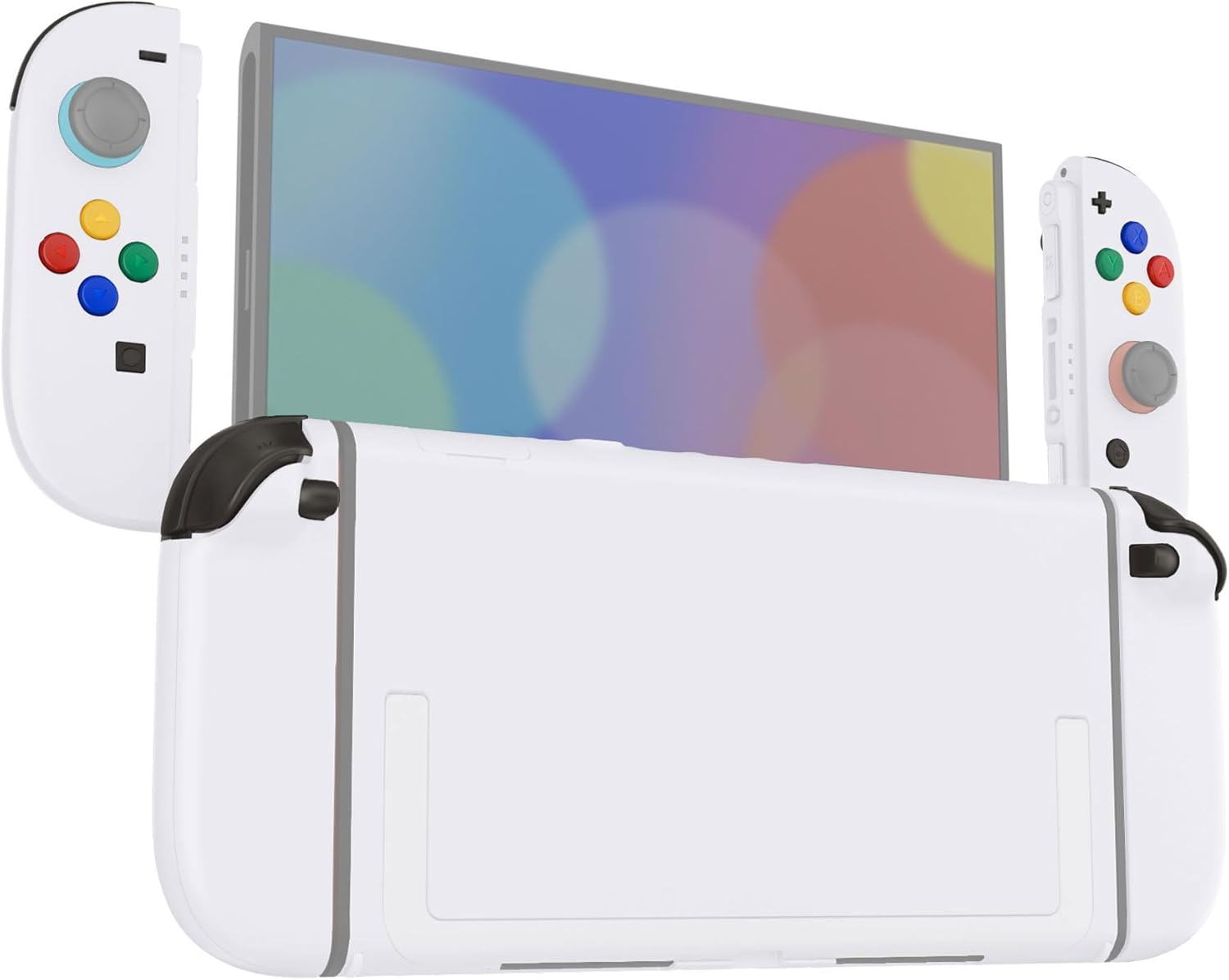 Detalle de eXtremeRate DIY-Full Gehäuse-Set für Nintendo Switch 2 – Deluxe Schneeweiß