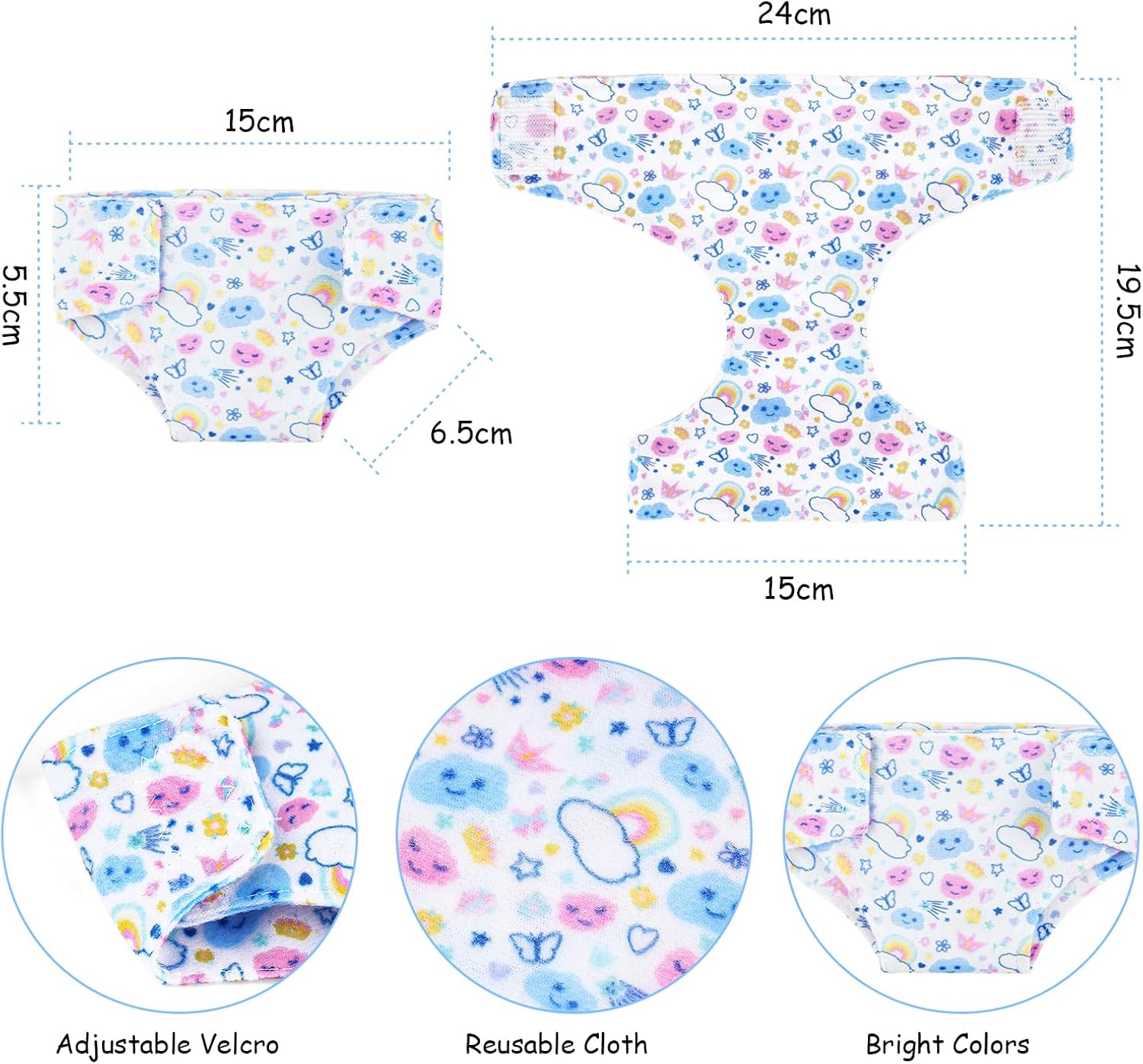 Detalle 2 de Aolso Couches poupée pour 14-16" 9 pièces