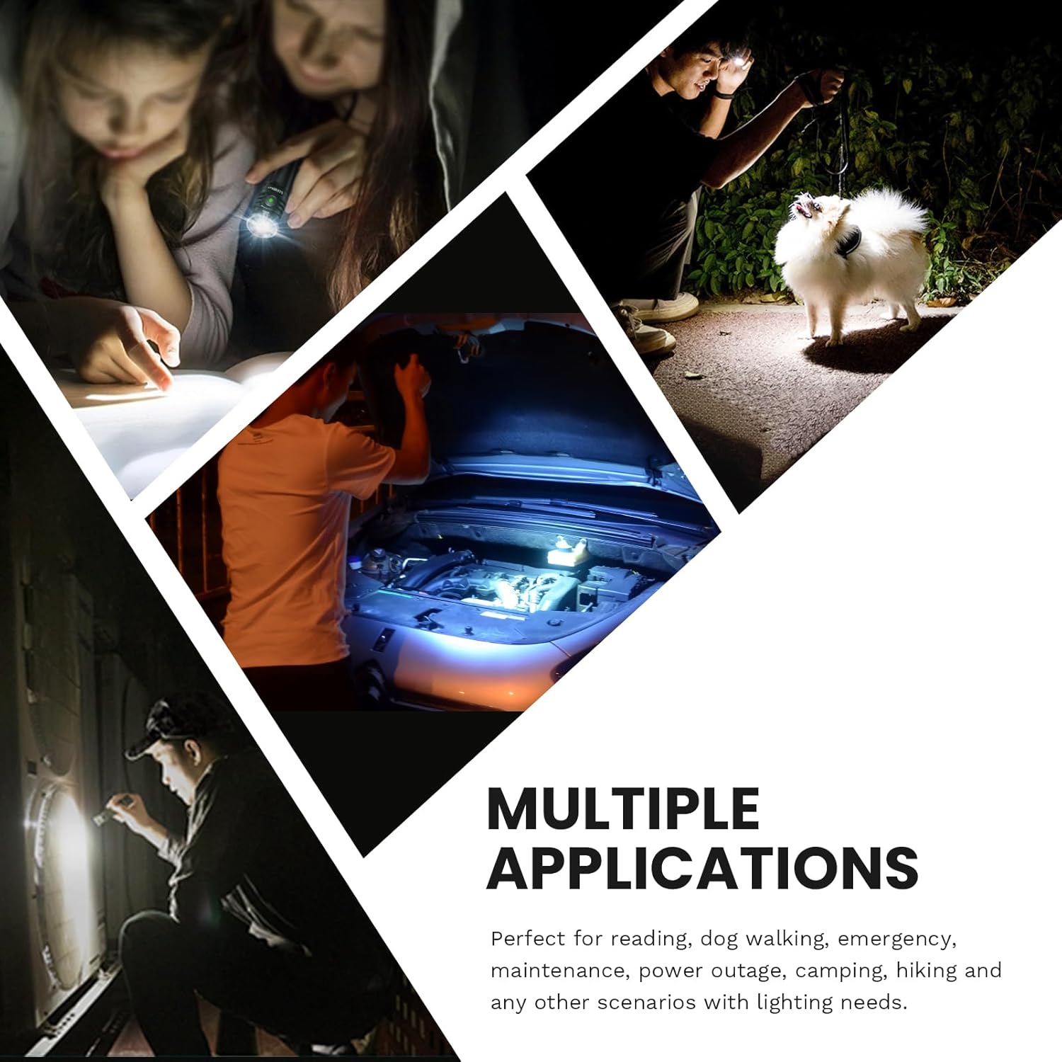 Thumbnail 6 de Sofirn SC18 torcia LED ricaricabile IP68 da campeggio ed emergenza, fino a 1800 lm, USB-C