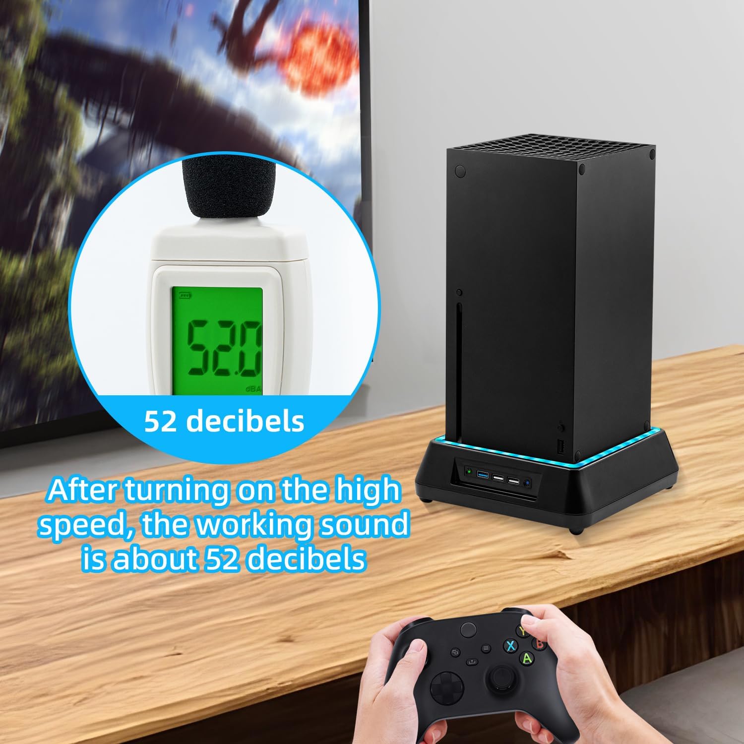 Thumbnail 6 de Tolesum Ventilateur Xbox Series X 3 vitesses