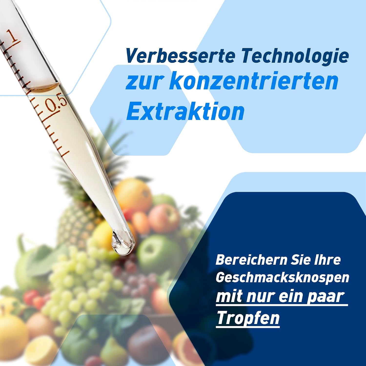 Detalle de FURUN Wassermelone-Honigmelone Aromakonzentrat – hochdosiertes Lebensmittelaroma, 20 ml in 120 ml Flasche