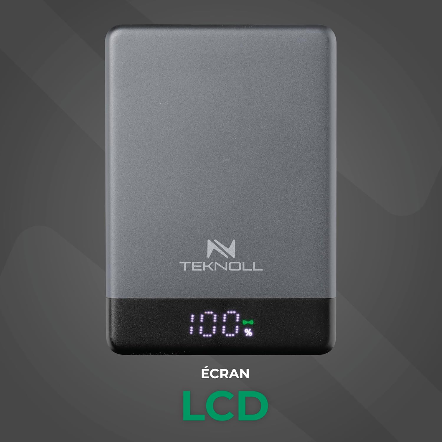 Thumbnail 4 de Teknoll Power Bank 5000 mAh MagSafe : charge MagSafe sans fil jusqu’à 10 W, USB‑C PD 20 W avec écran LED