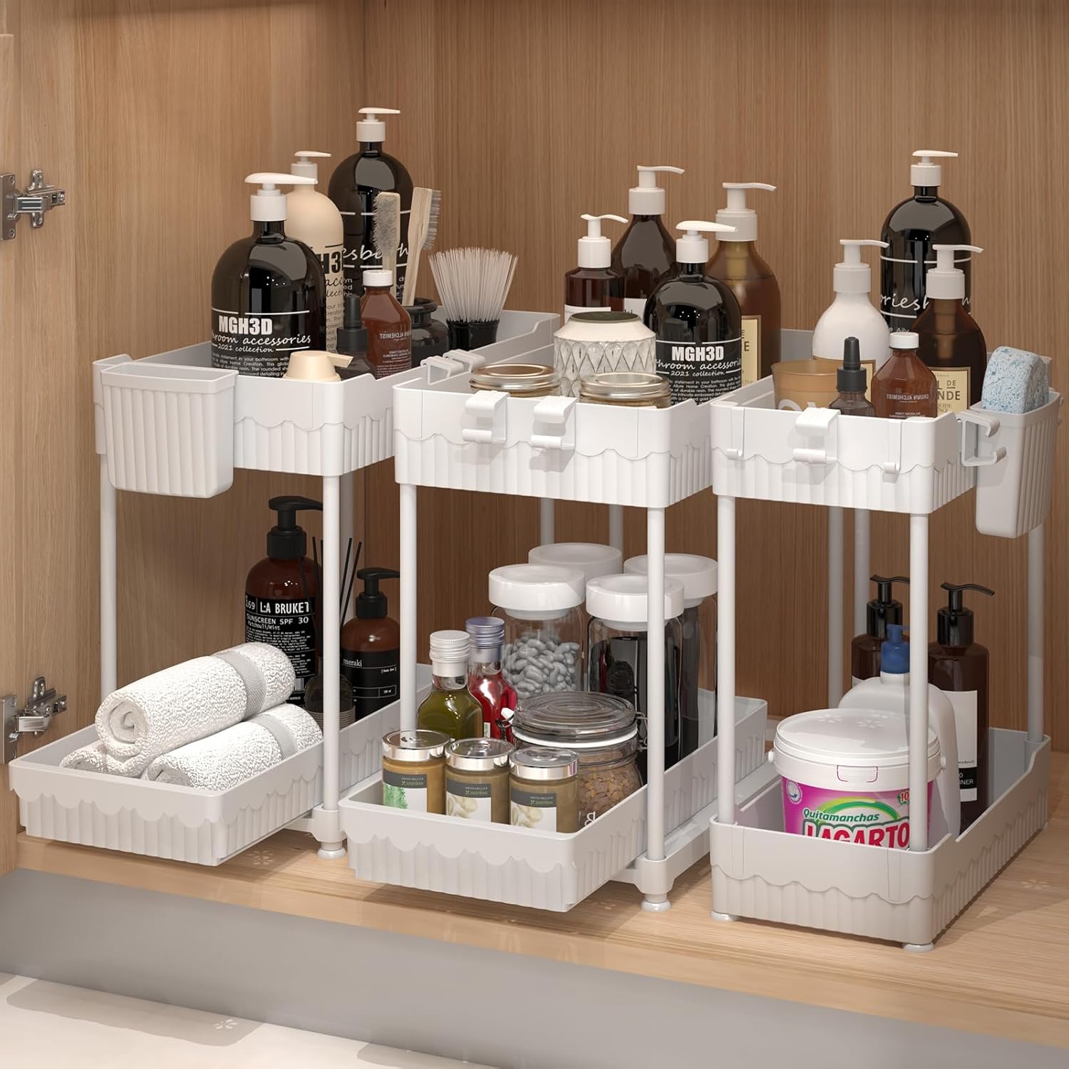 Thumbnail 6 de Sevenblue 3-Pack Under Sink Organizers, 12.8 Inch