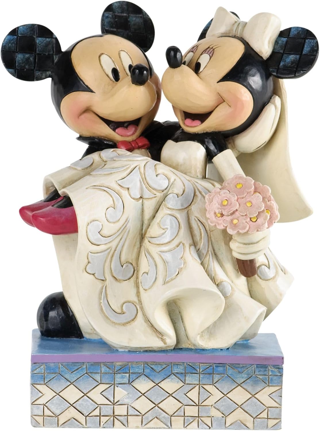 Detalle de Enesco 4033282 Félicitations Mickey et Minnie 17 cm