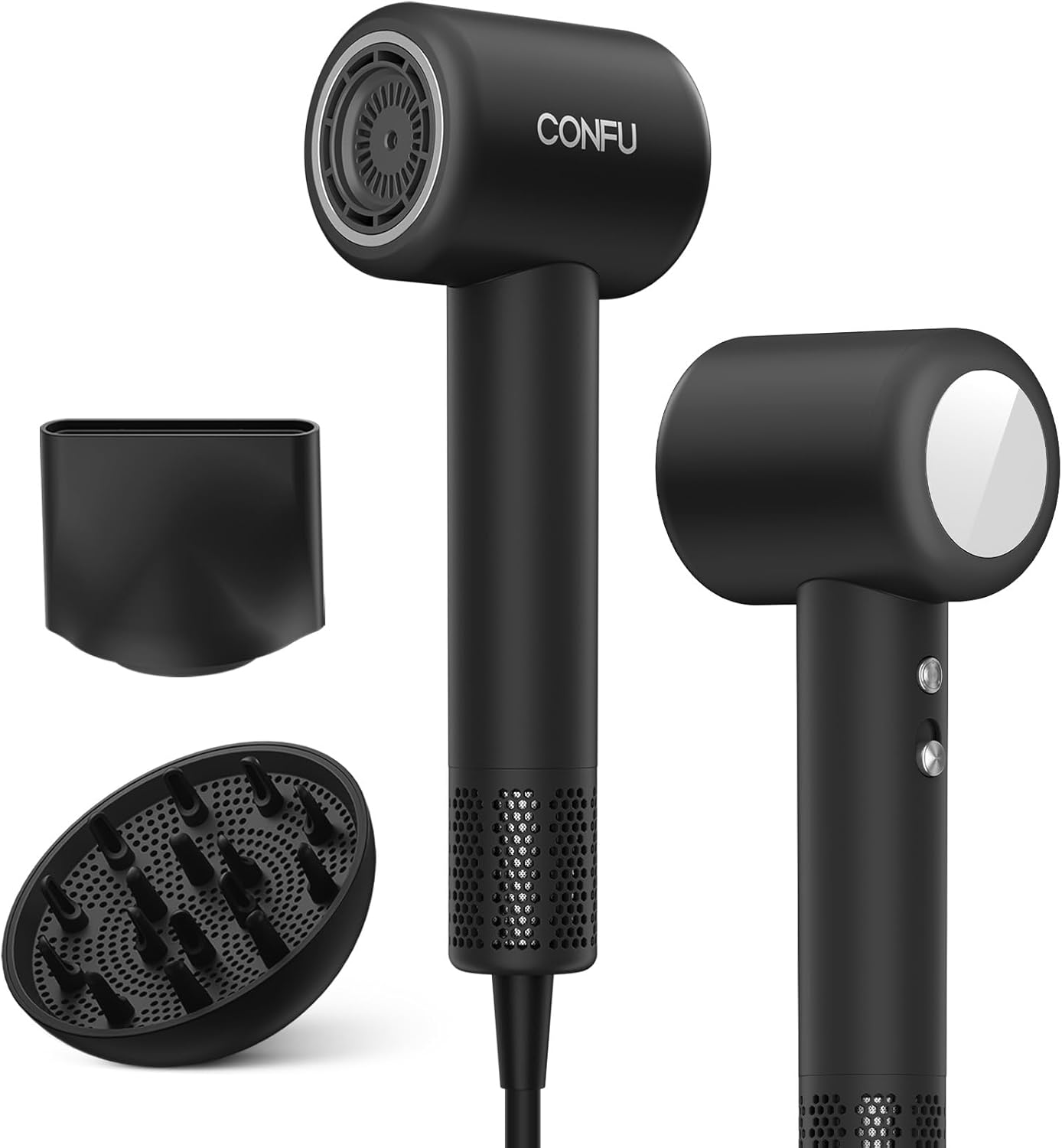 Detalle de CONFU Hair Dryer with 110,000 RPM Brushless Motor and Magnetic Diffuser