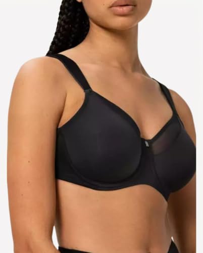 Detalle de Triumph Damen True Shape Sensation W01 1 Black 80 – Minimizer-BH mit LYCRA und Komfort-Bügel