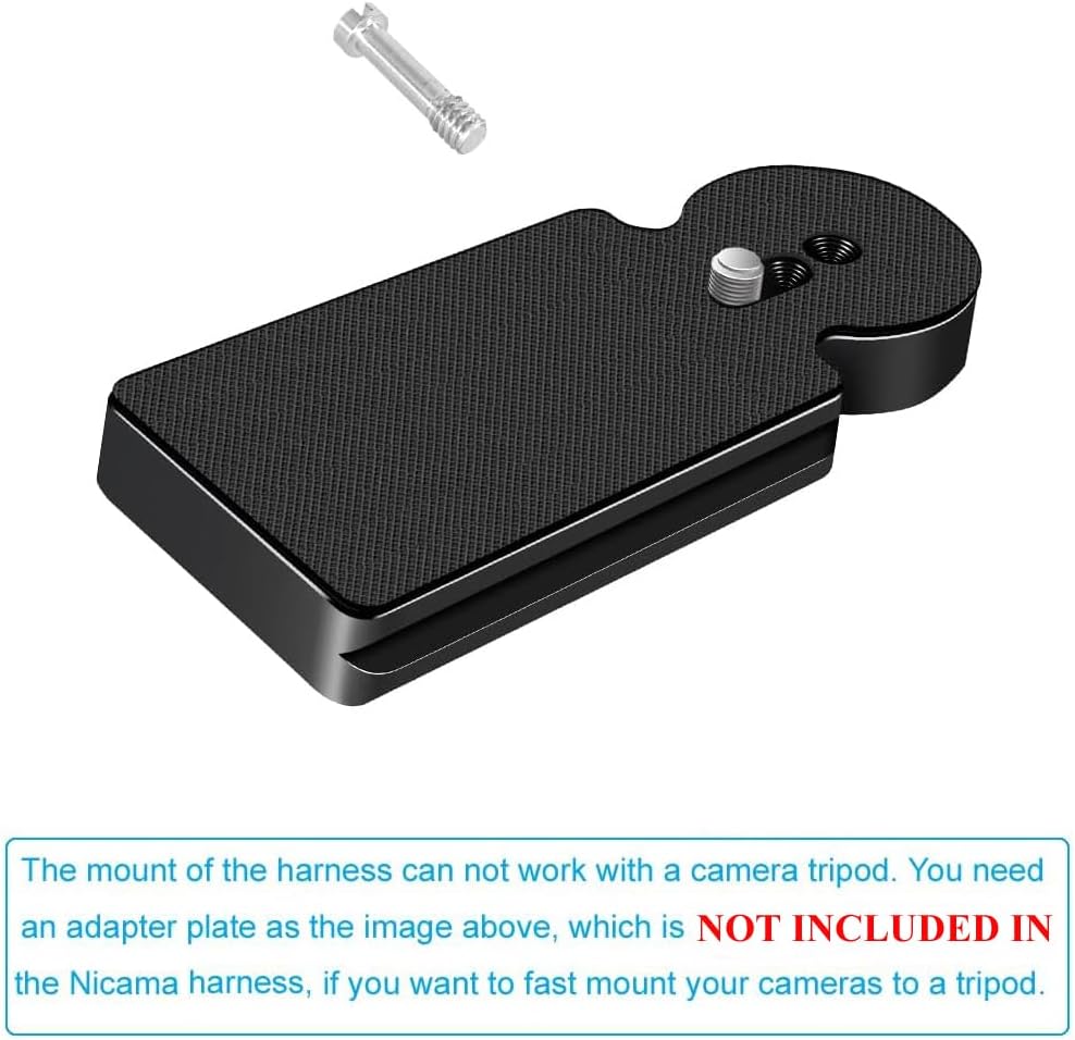 Thumbnail 2 de Nicama Tracolla Fotocamere Doppia: Cinghia per due DSLR/ mirrorless, comoda e rapida