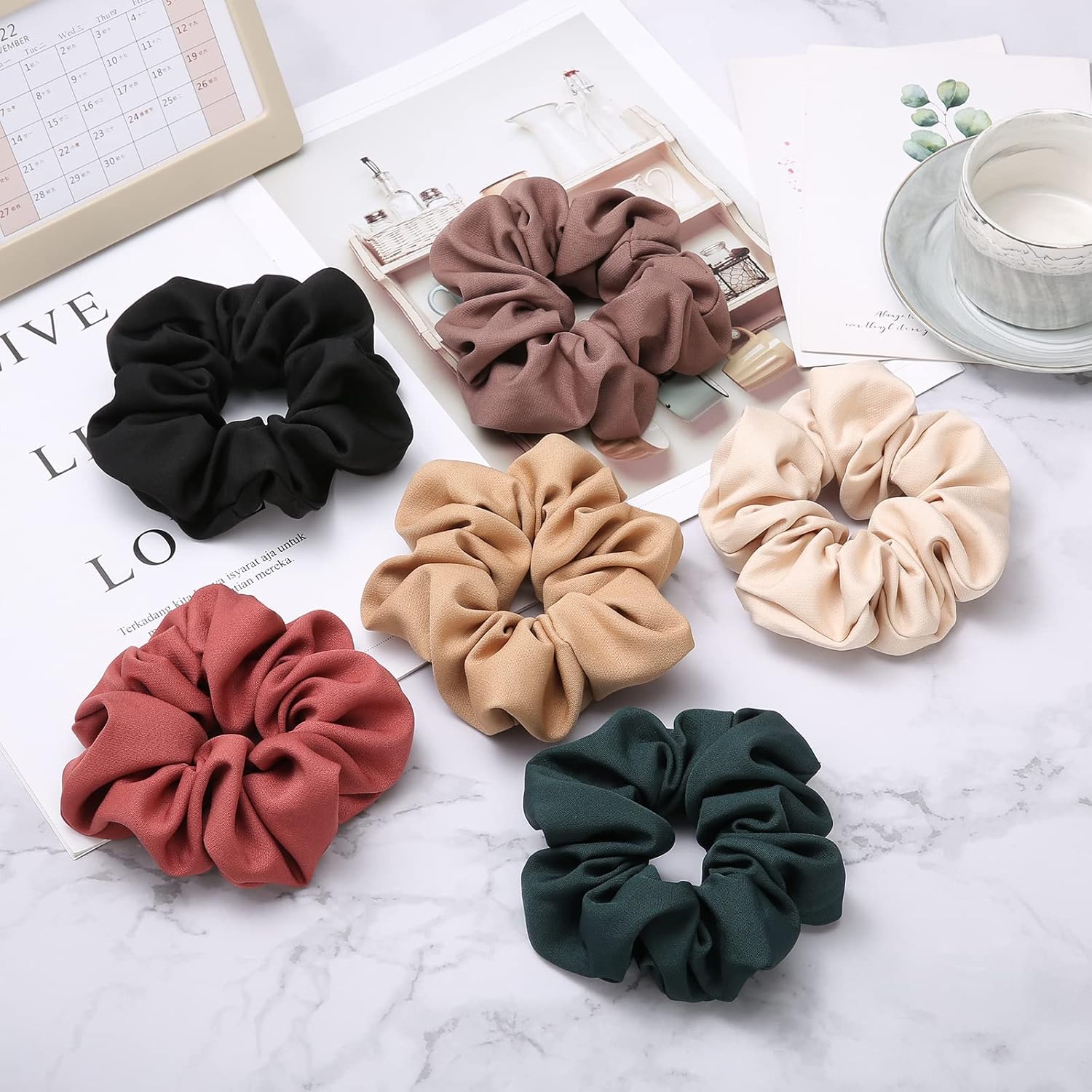 Thumbnail 6 de Lolalet 6 Chouchous Cheveux en Satin – Ensemble multicolore doux et sans tiraillement
