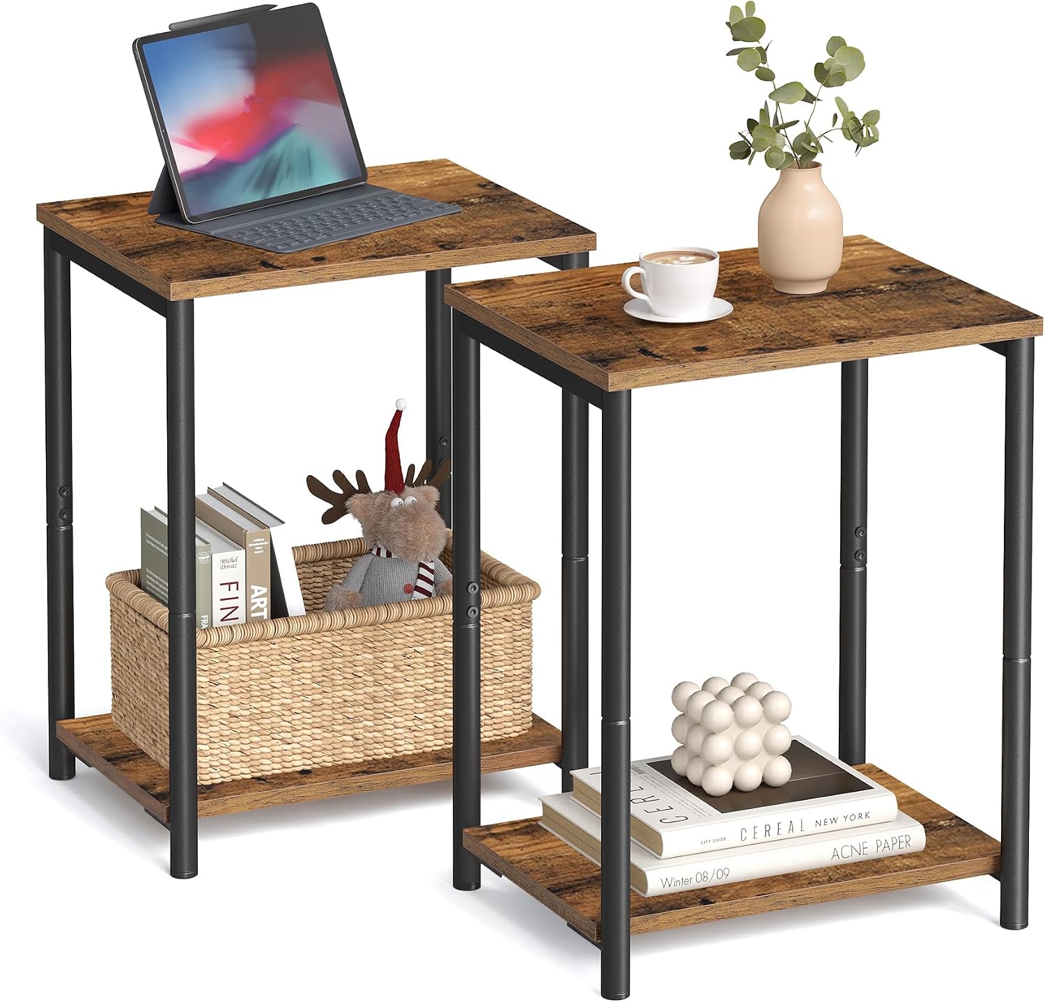 Detalle de VASAGLE Side Tables Set of 2