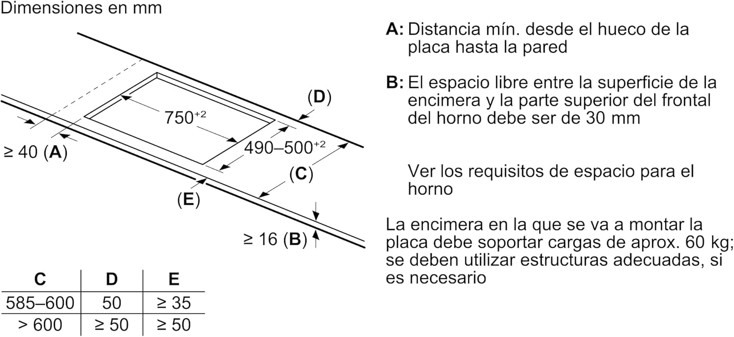 Thumbnail 5 de Balay 3EB985LH Placa de inducción 80 cm, 4 zonas